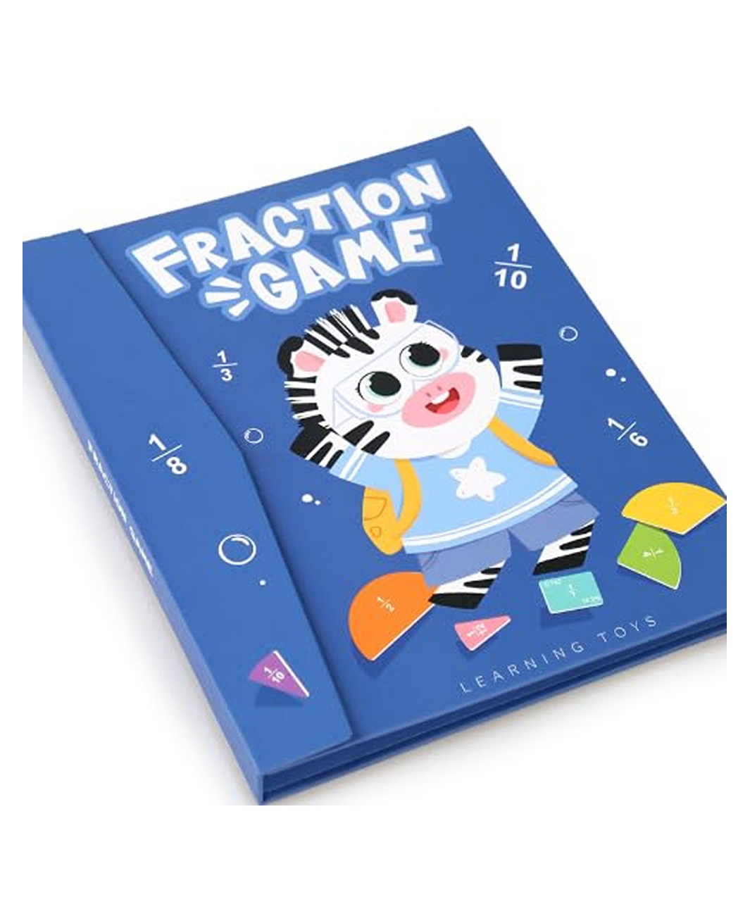 Happy Hues Magnetic Fraction Game - Practical Fraction Concept Learning Toy- Math Toy for Kids-picture-26