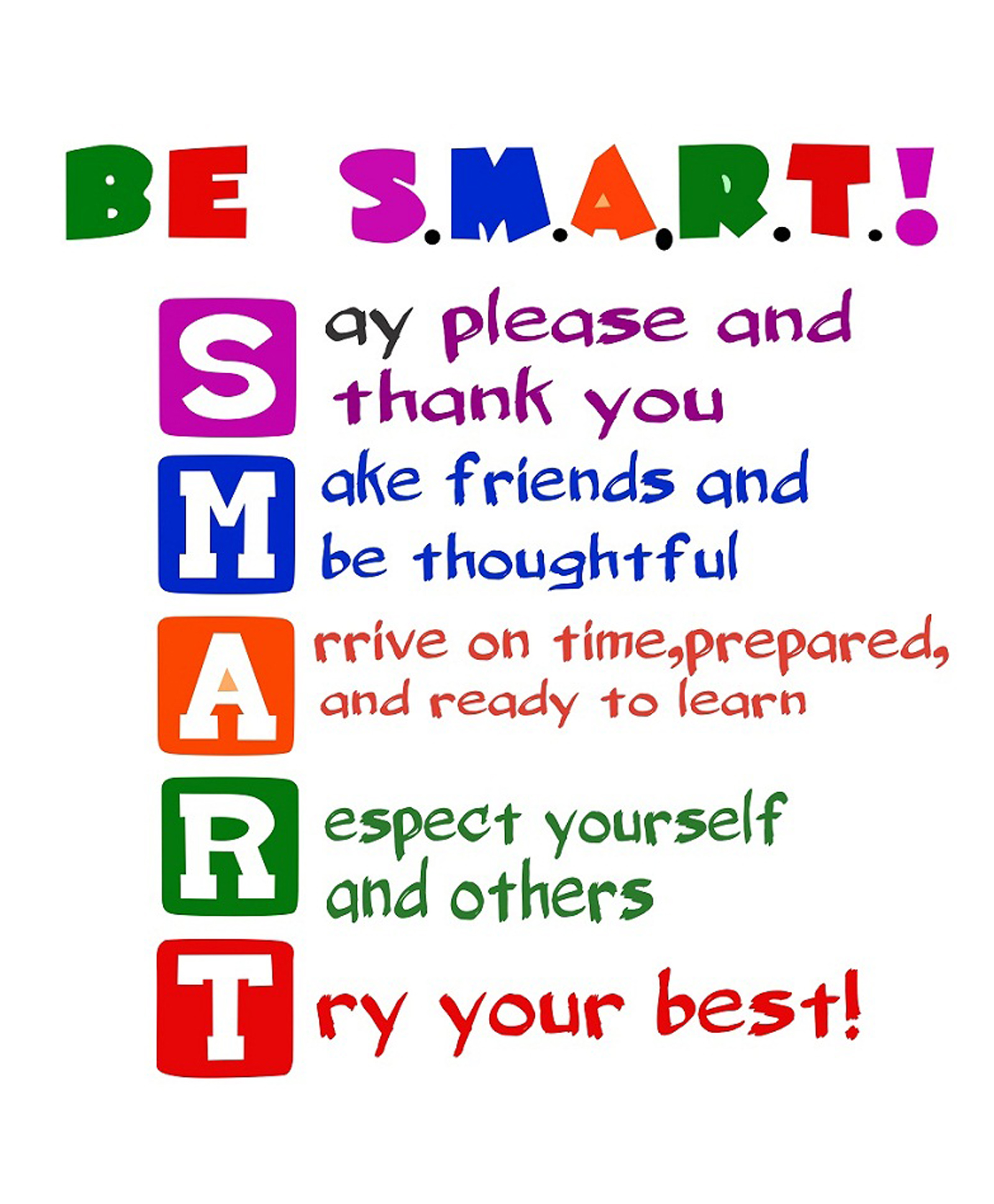 Wallstick Be Smart wallstickers-picture-18