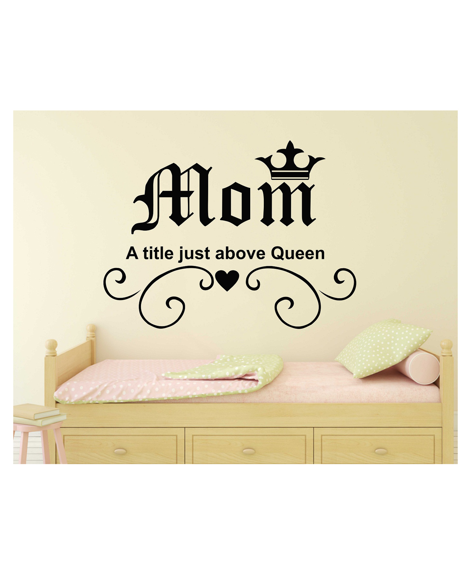 Wallstick Mom a title just above queen wallstickers-picture-15