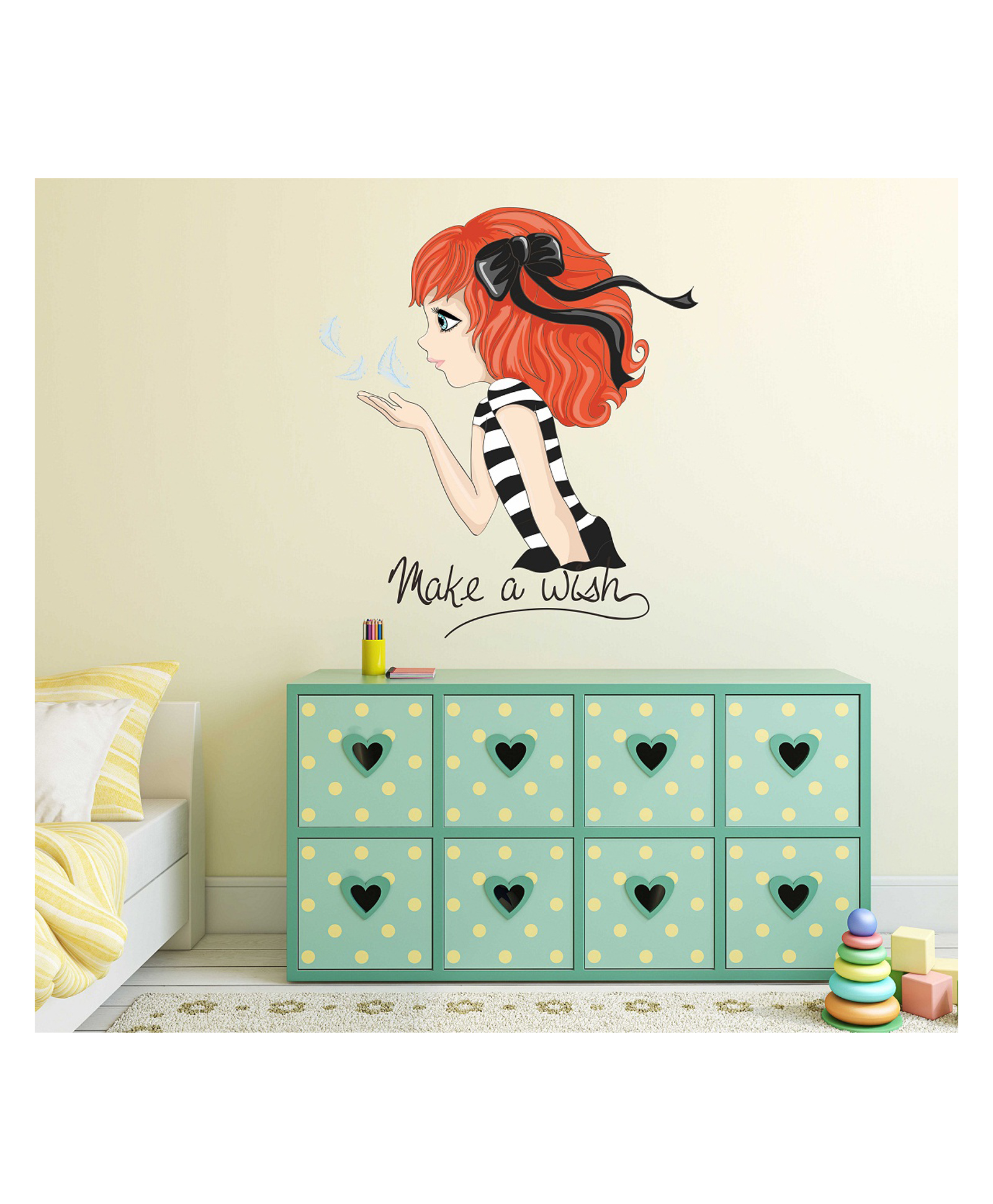 Wallstick Little Girl  wallstickers-picture-24