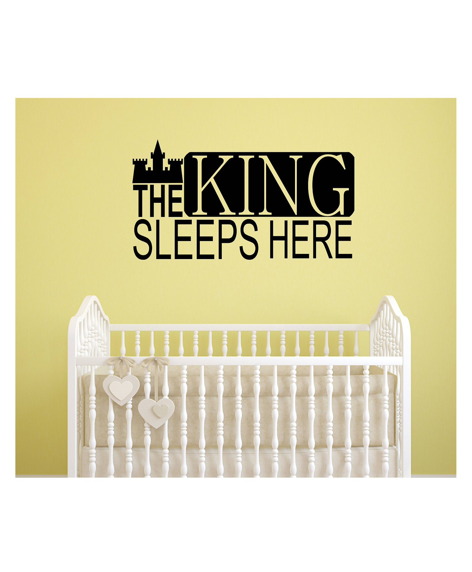Wallstick  The King Sleeps here  wallstickers-picture-13