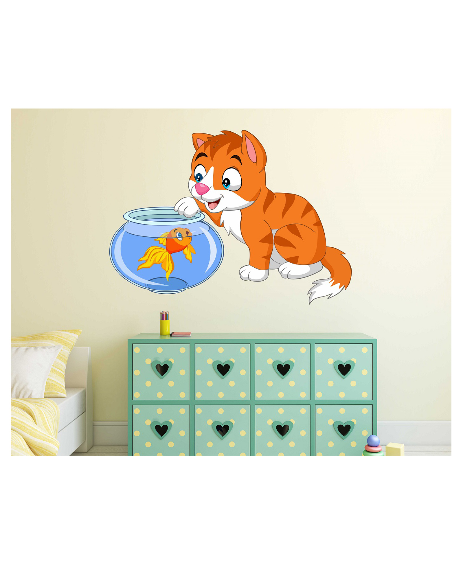 Wallstick Cute cat wallstickers-image-35