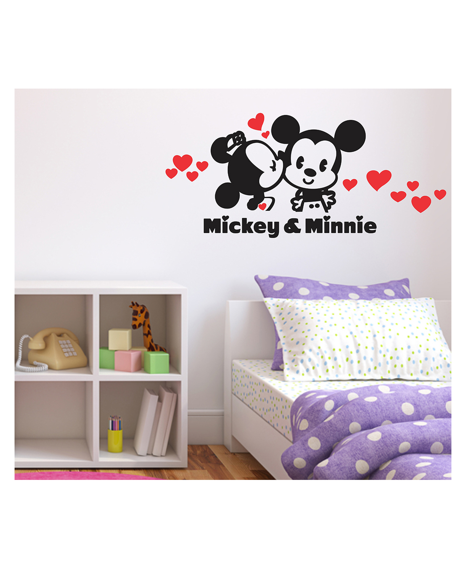 Wallstick  Mickey and Minnie wallstickers-picture-14