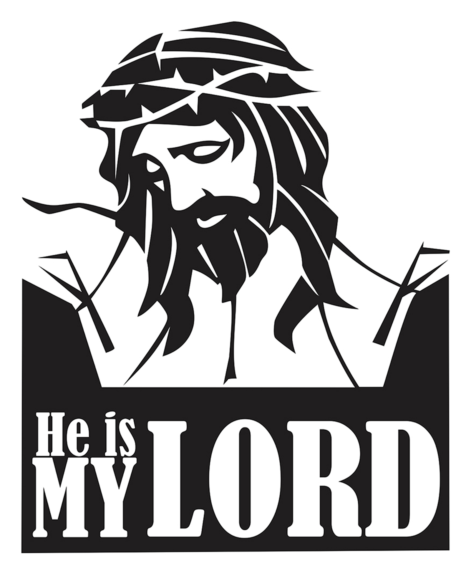 Wallstick Lord Jesus wallstickers Vinyl-picture-21
