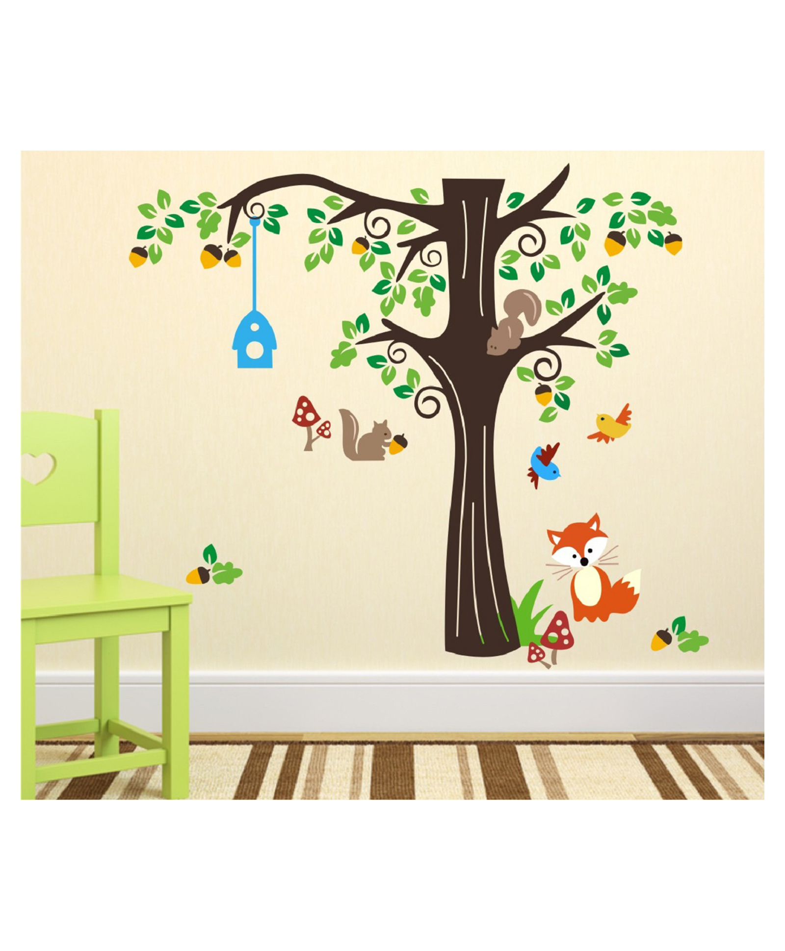Wallstick Tree with Animals wallsticker-picture-29