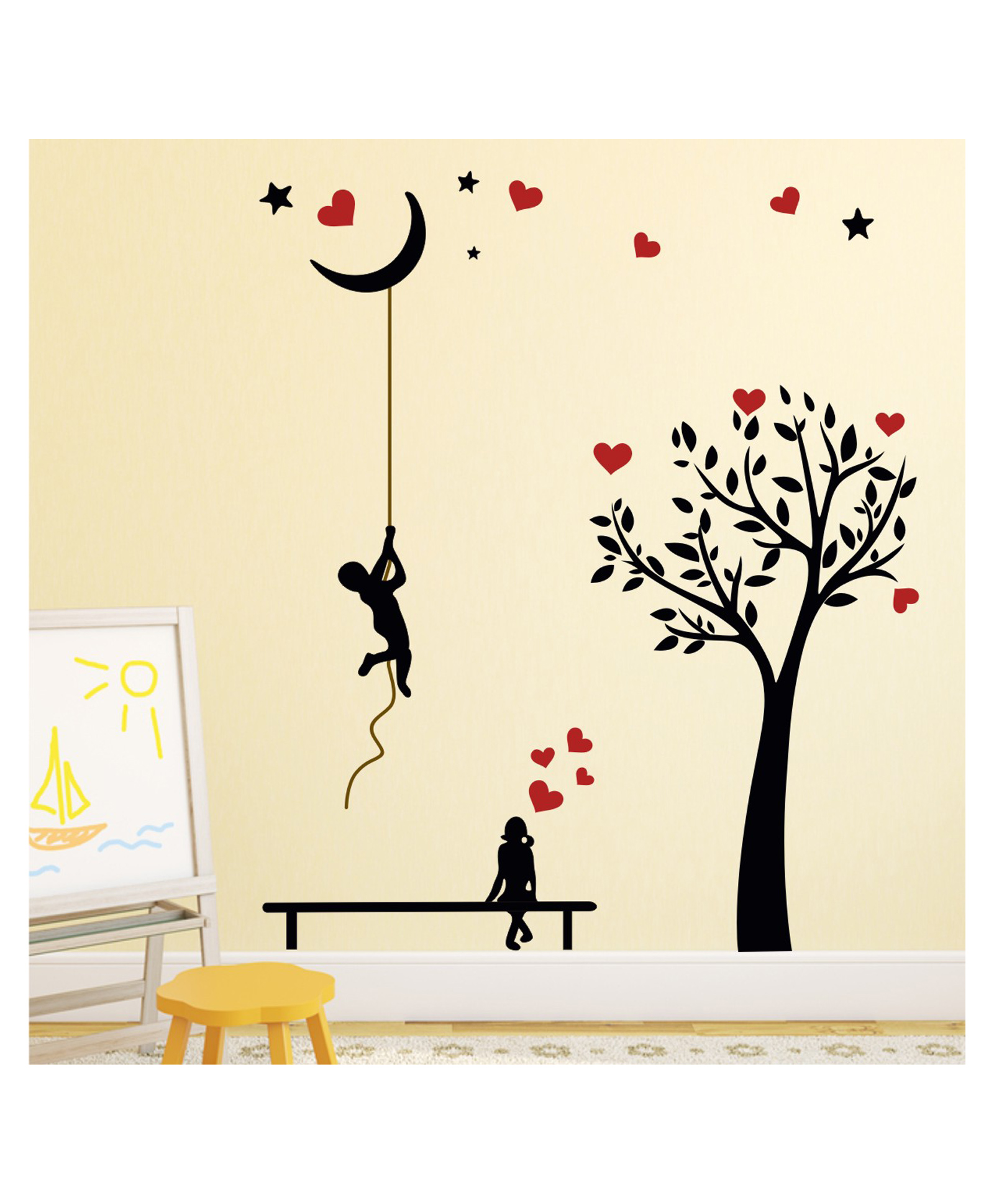 Wallstick Black Tree Love wallsticker-image-26