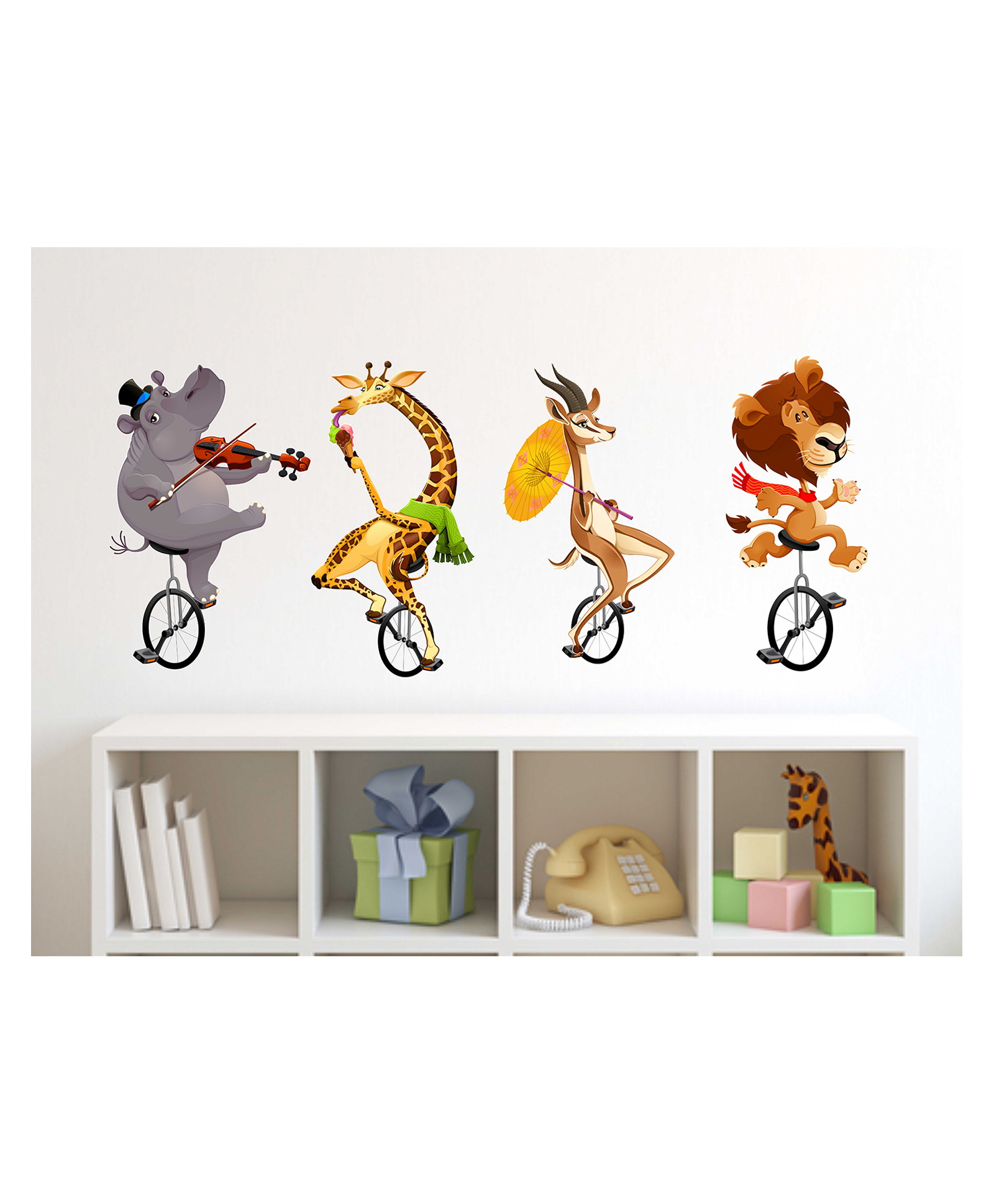 Wallstick Cycling Animals wallsticker-picture-16