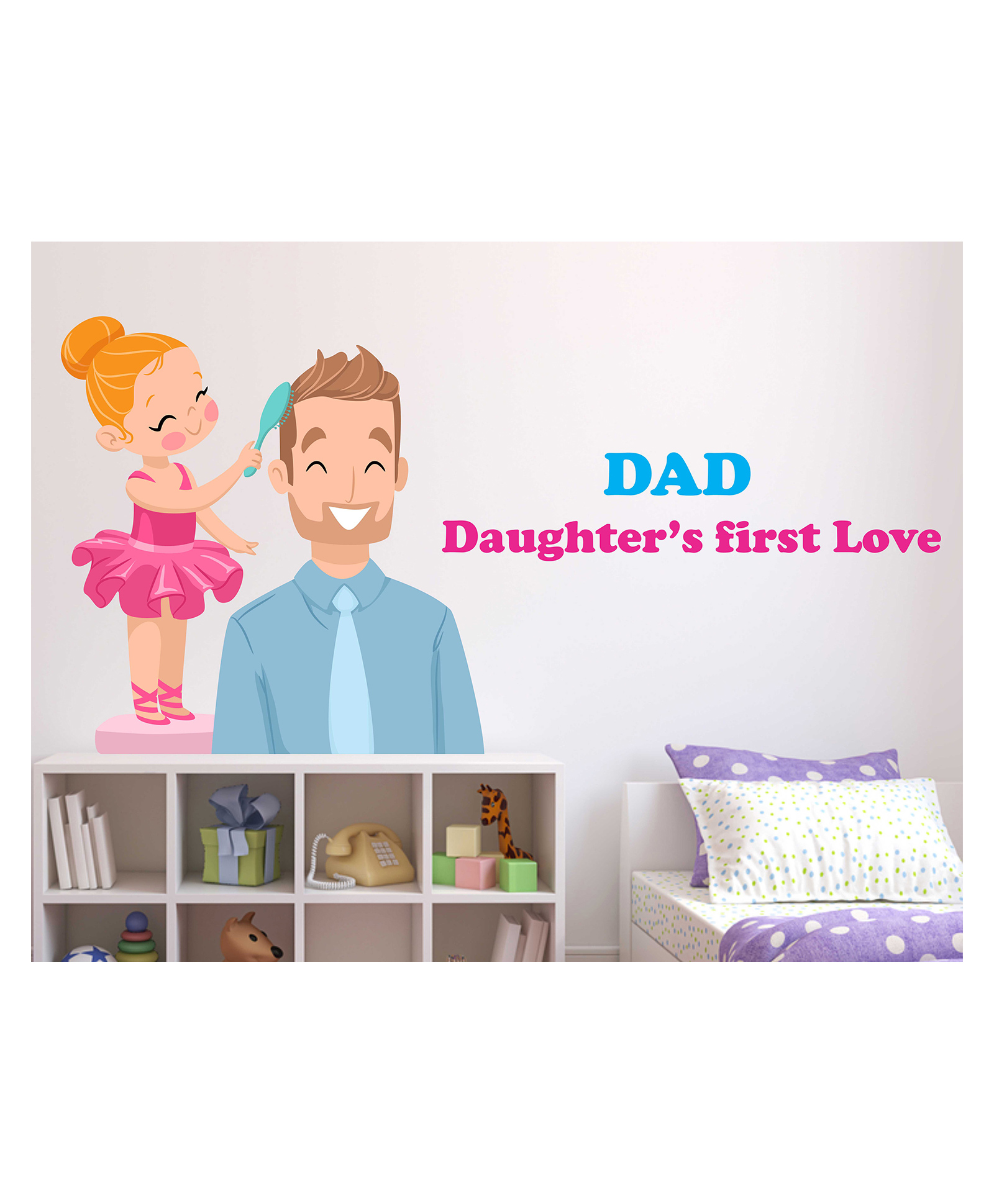 Wallstick Daughter First Love wallsticker-image-47