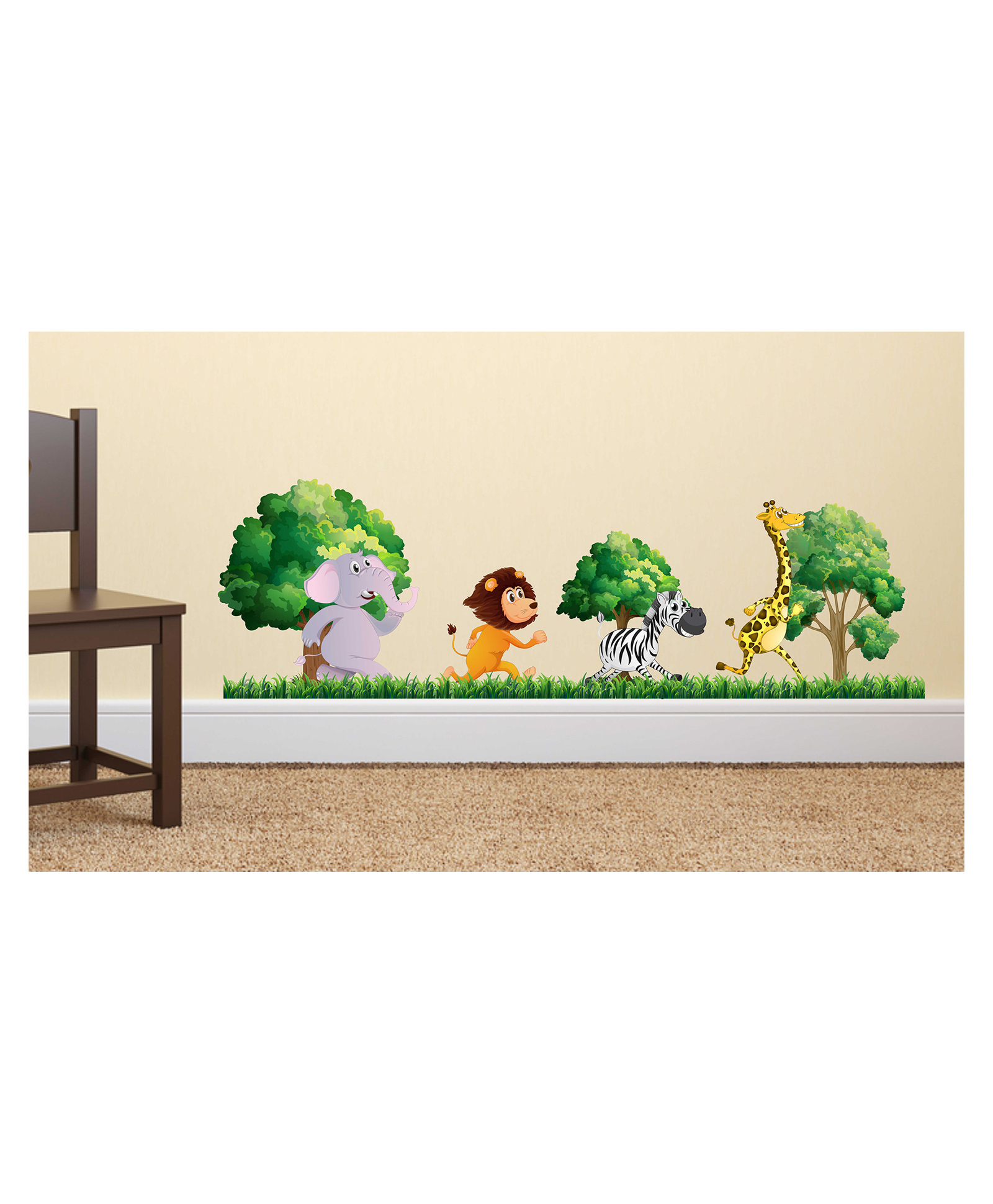 Wallstick Happy Animals wallsticker-picture-32