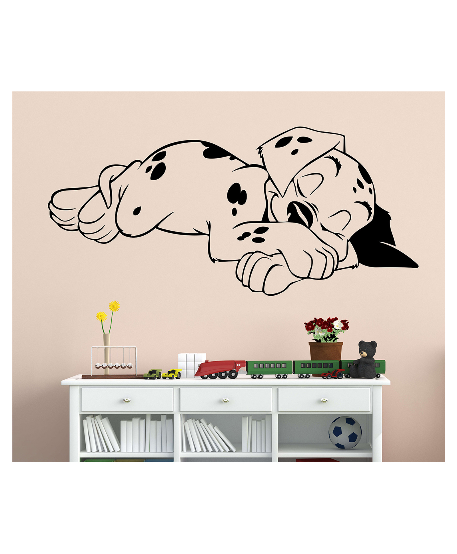 Wallstick Kids Sleeping Dog wallsticker-picture-10