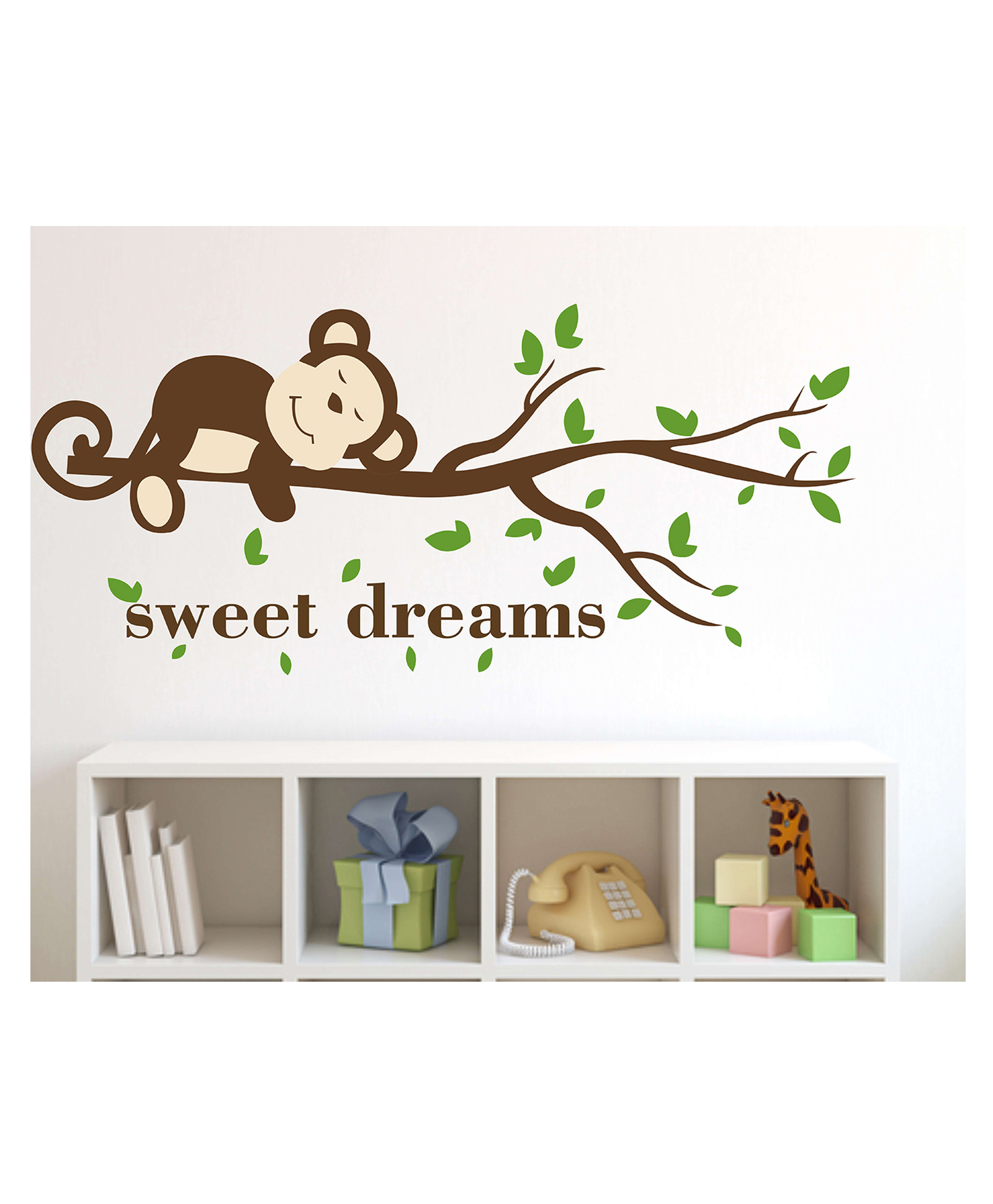 Wallstick Monkey Sweet Dreams wallsticker-picture-16