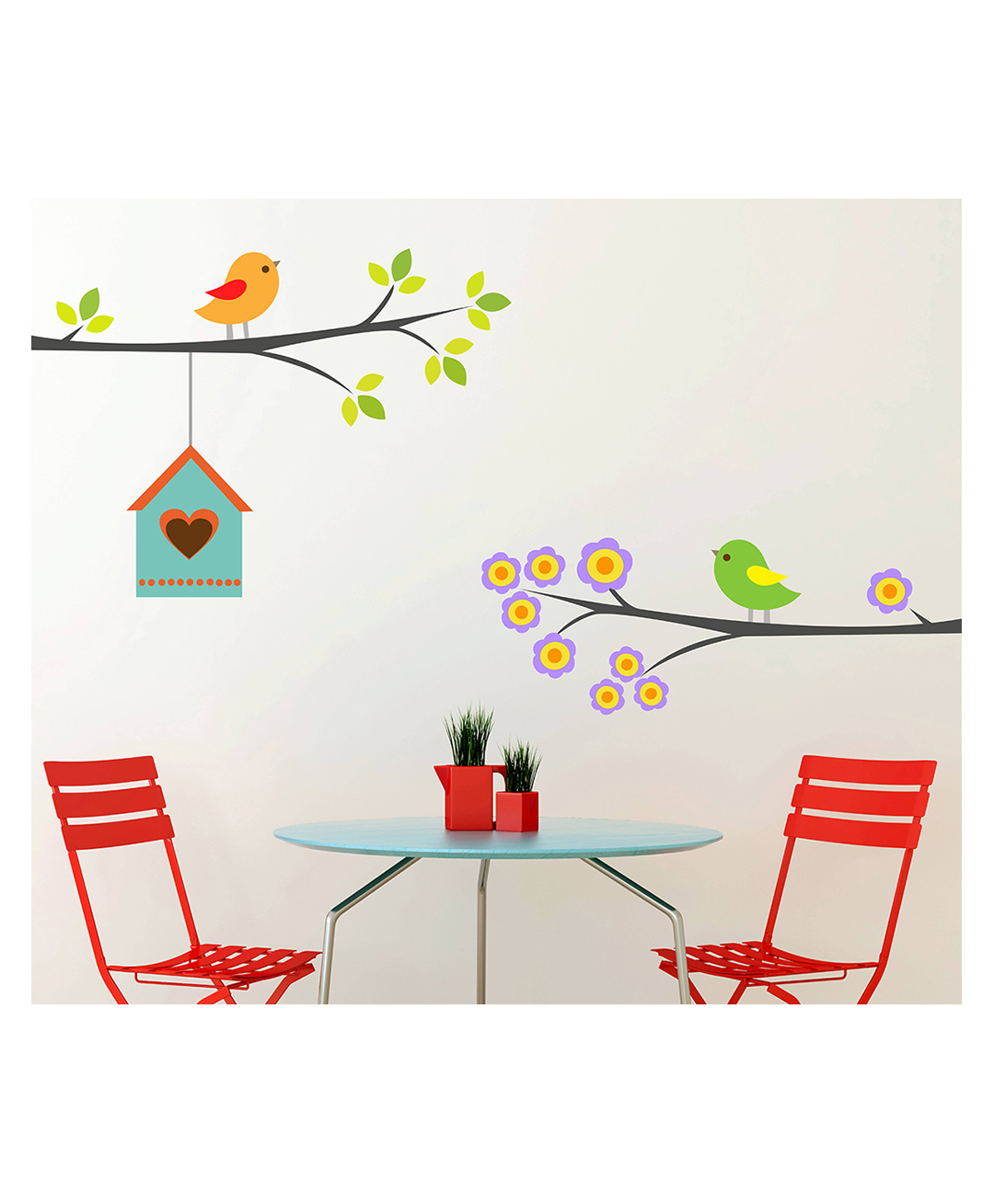 Wallstick Branch with Birds wallsticker-picture-19