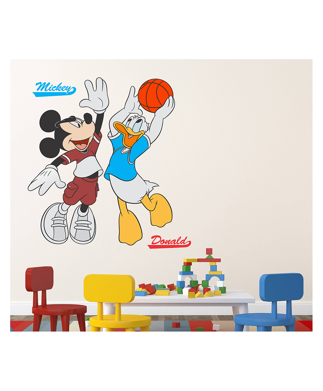 Wallstick Mickey with Donald wallstickers-picture-13