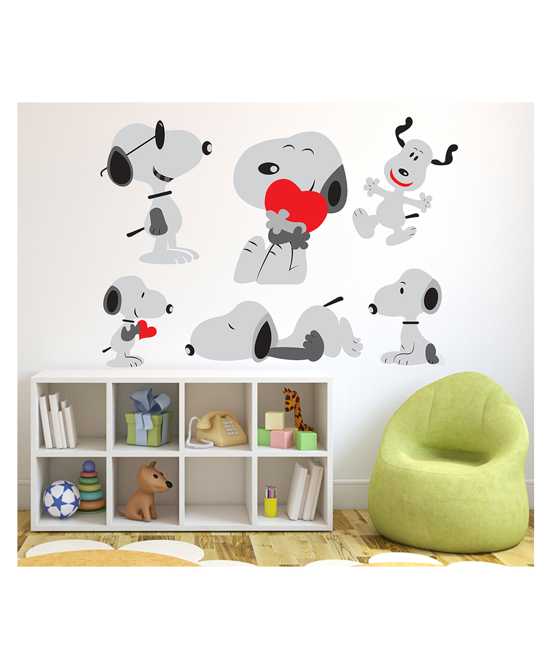 Wallstick Naughty Puppy wallstickers-picture-24