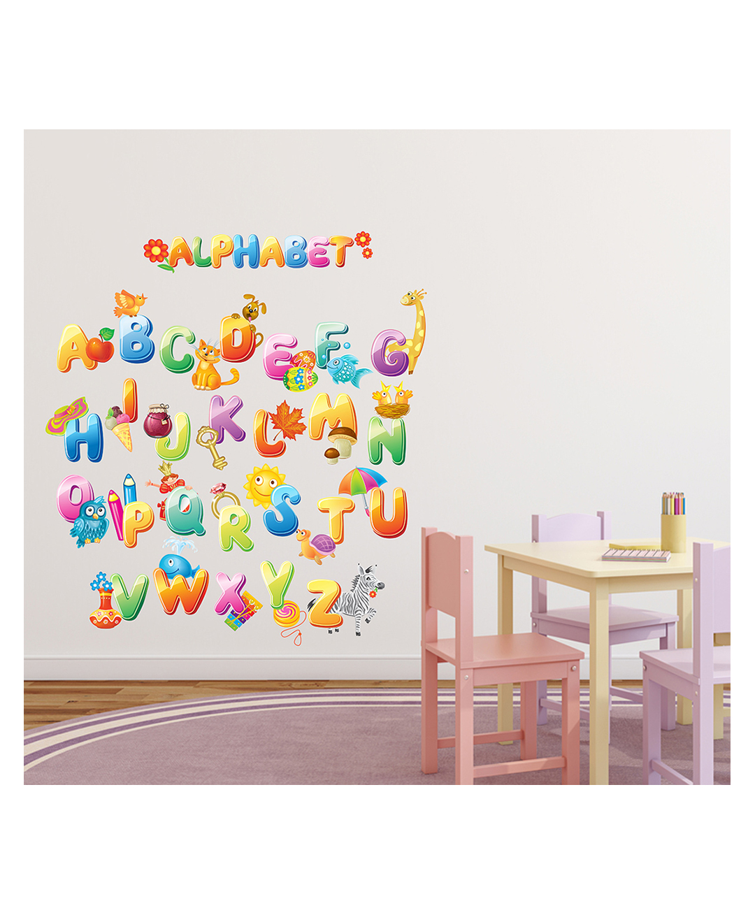 Wallstick Colorfull Alphabet wallsticker-image-26