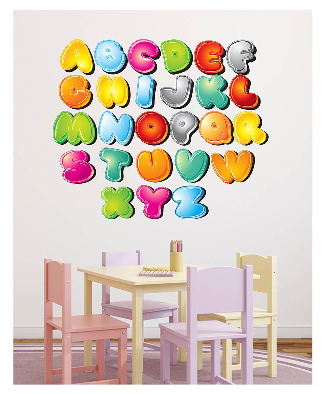 Wallstick Colorful Alaphabts wallsticker-image-13
