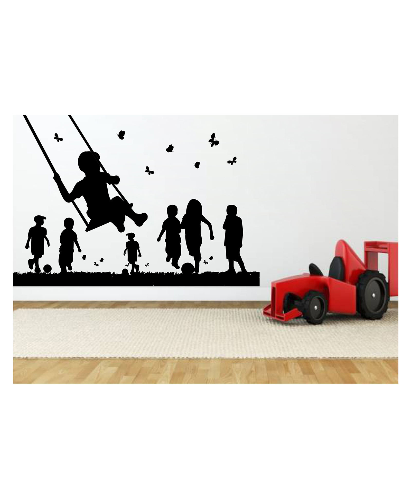 Wallstick Kids Playing wallstickers-picture-25