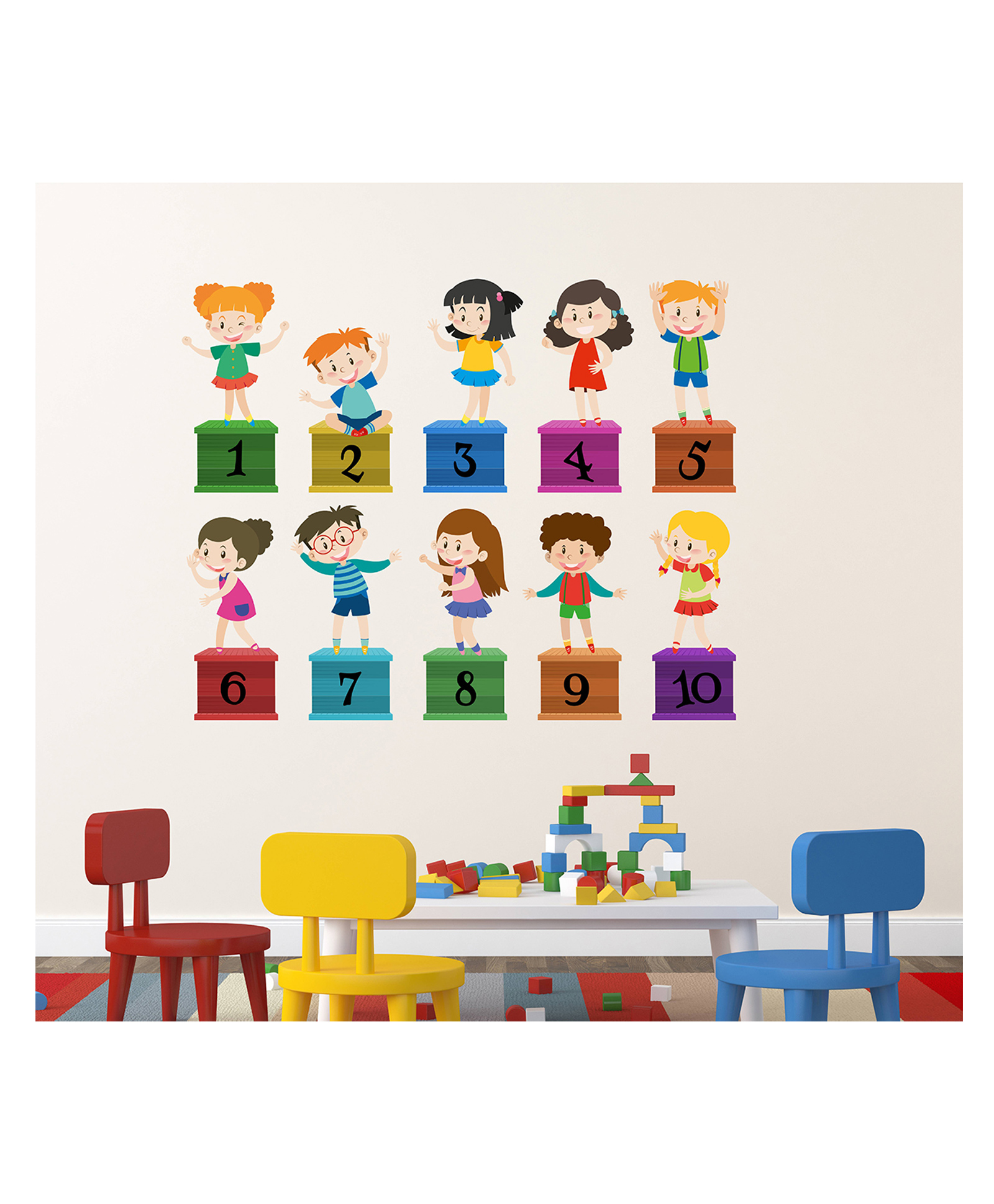 Wallstick Happy Numbers wallstickers-picture-12
