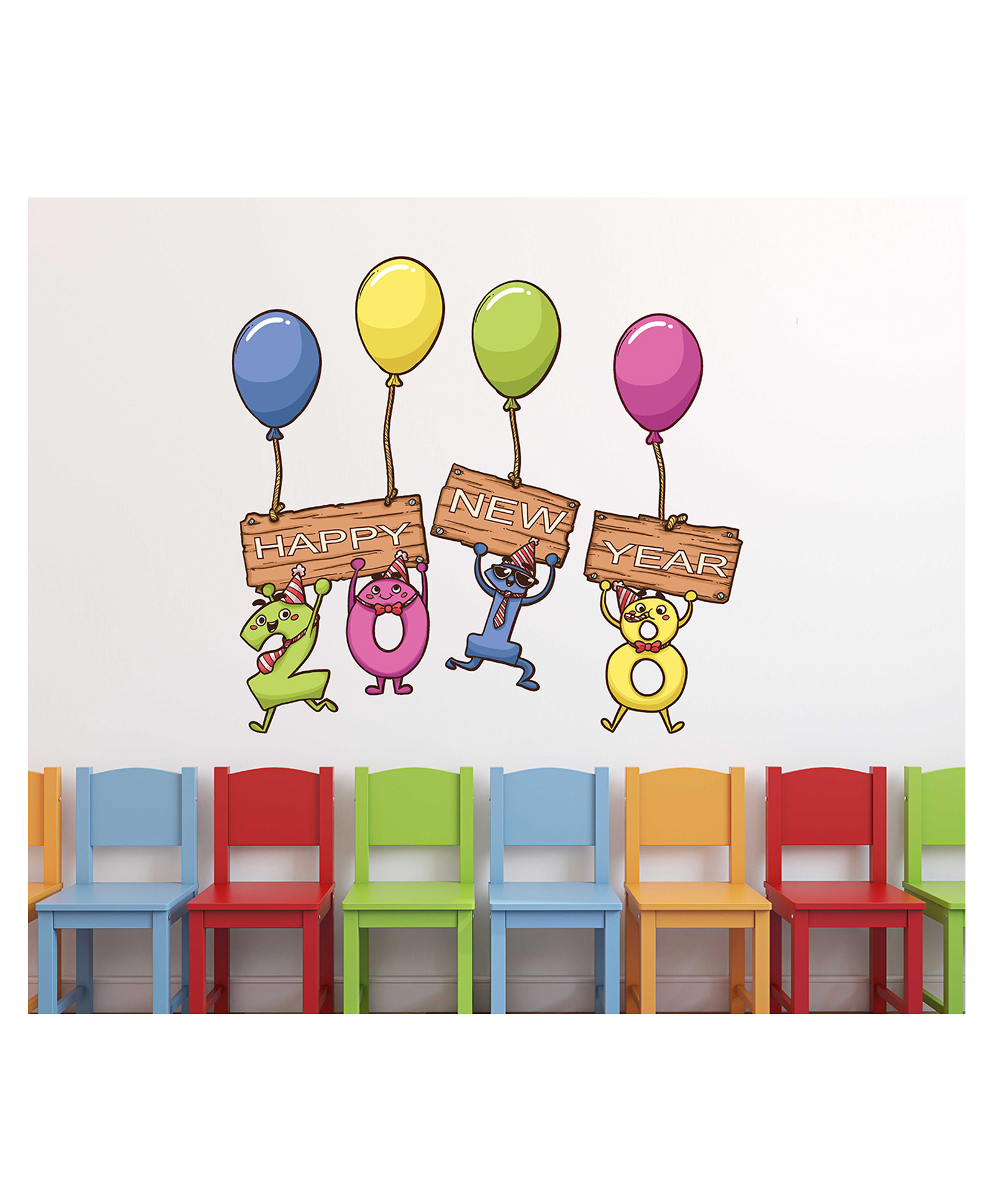 Wallstick Happy New Year Wallstickers-picture-30