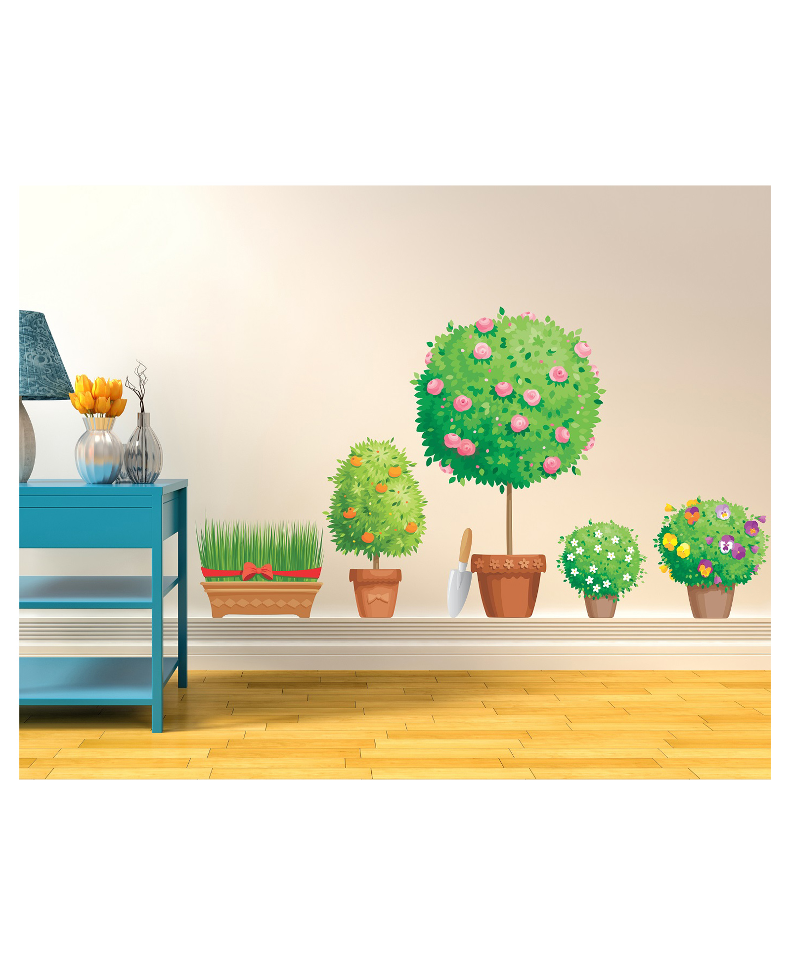 Wallstick Colourful Flowers Wallstickers-image-21