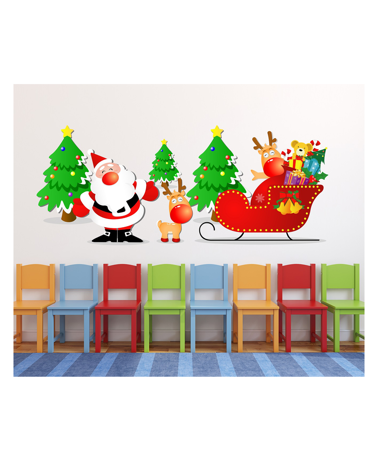 Wallstick Merry Christmas wall sticker Vinyl-image-6