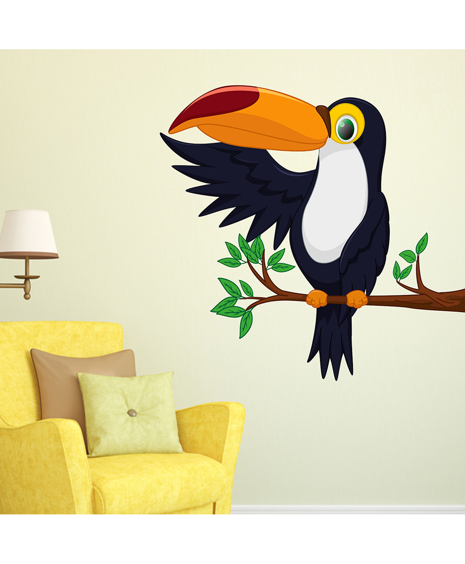 Wallstick Tree With Cute Bird Wallsticker-picture-22