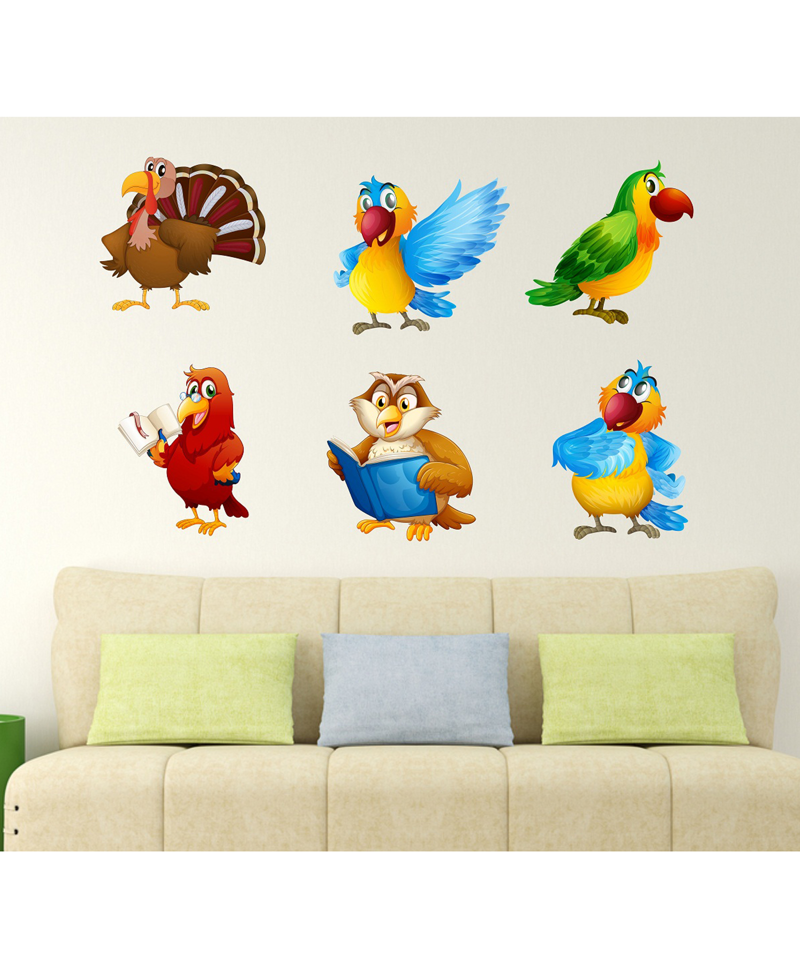 Wallstick Cute Birds Wallsticker-picture-36