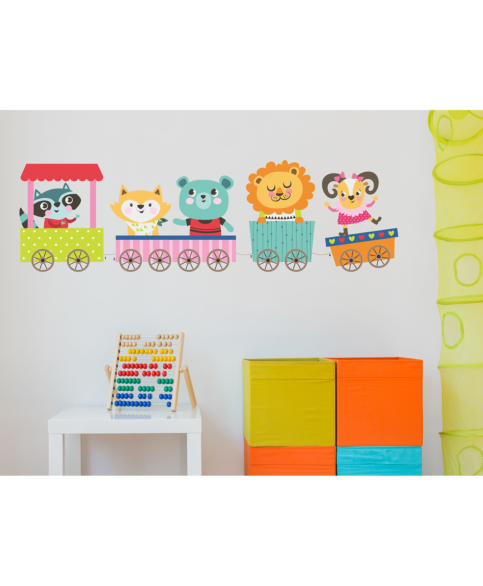 Wallstick Animals Train wall sticker Vinyl-image-29