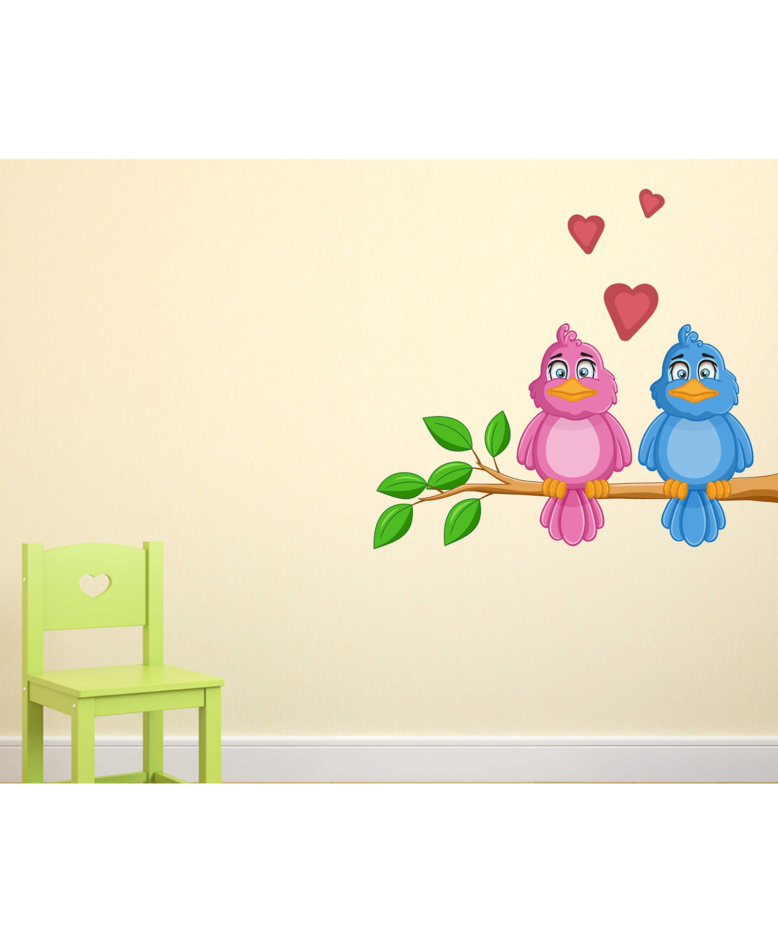 Wallstick Love Birds wall sticker Vinyl-image-24