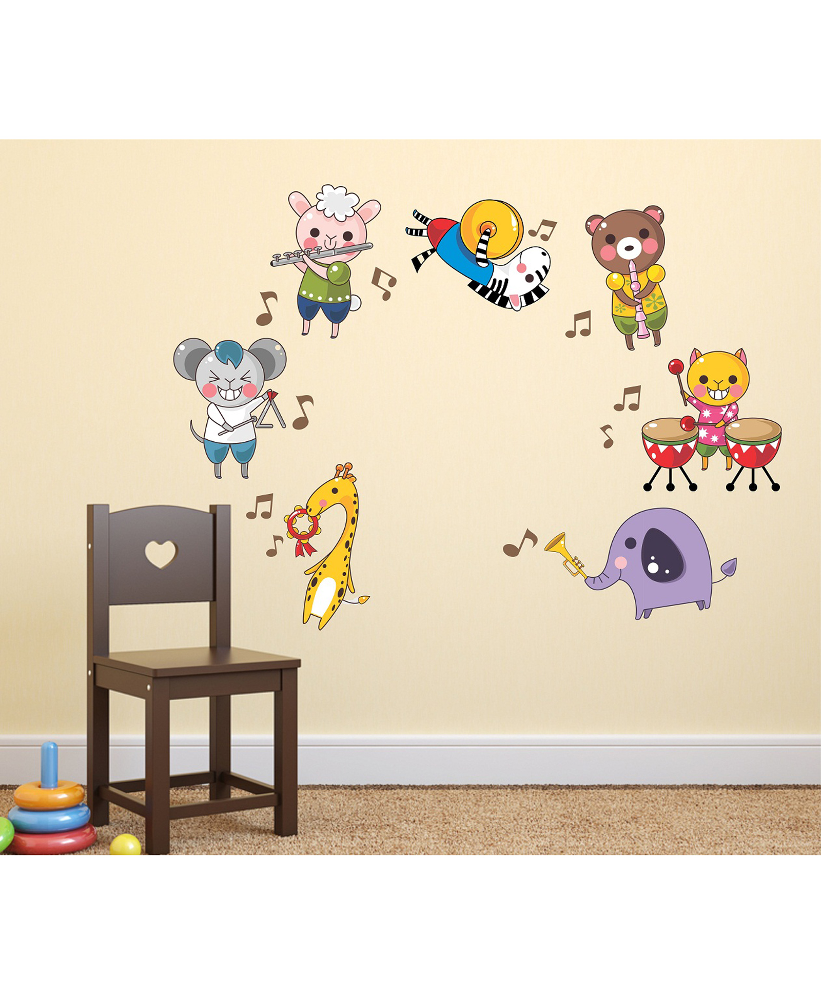 Wallstick Funny Animals wall sticker Vinyl-image-46