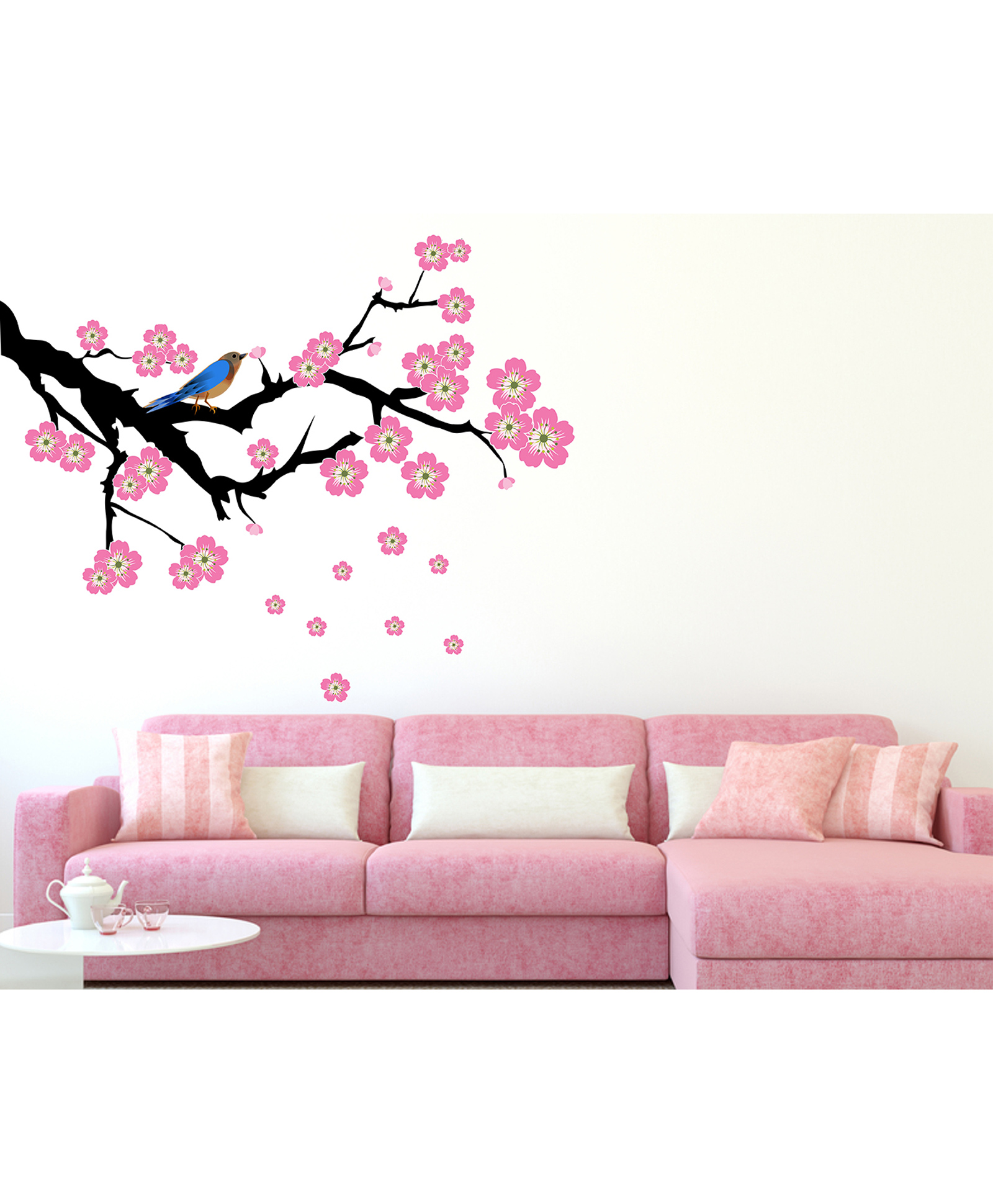 Wallstick Tree with Flowers wall sticker Vinyl-picture-32