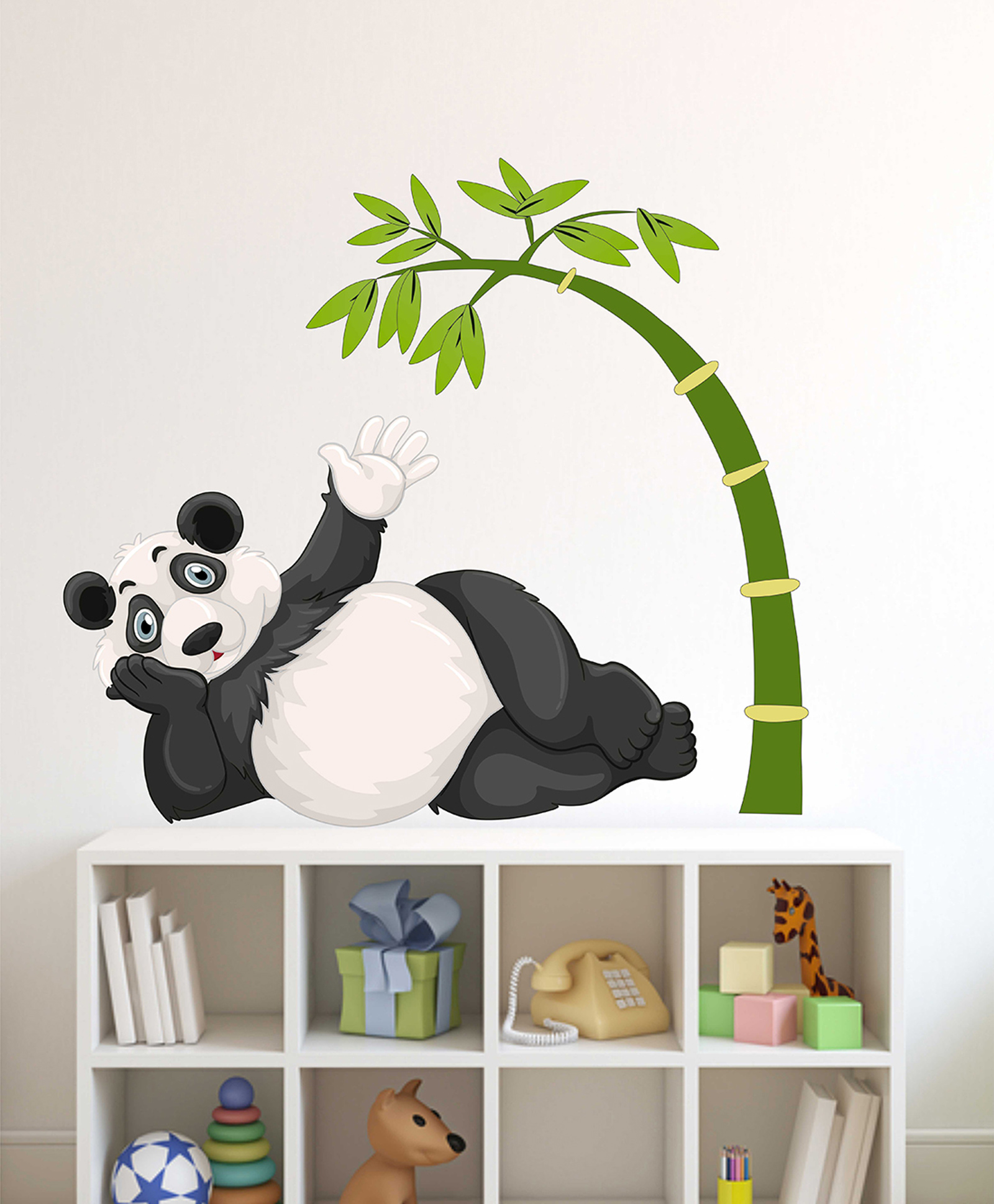 Wallstick Panda with Tree wall sticker Vinyl-image-30