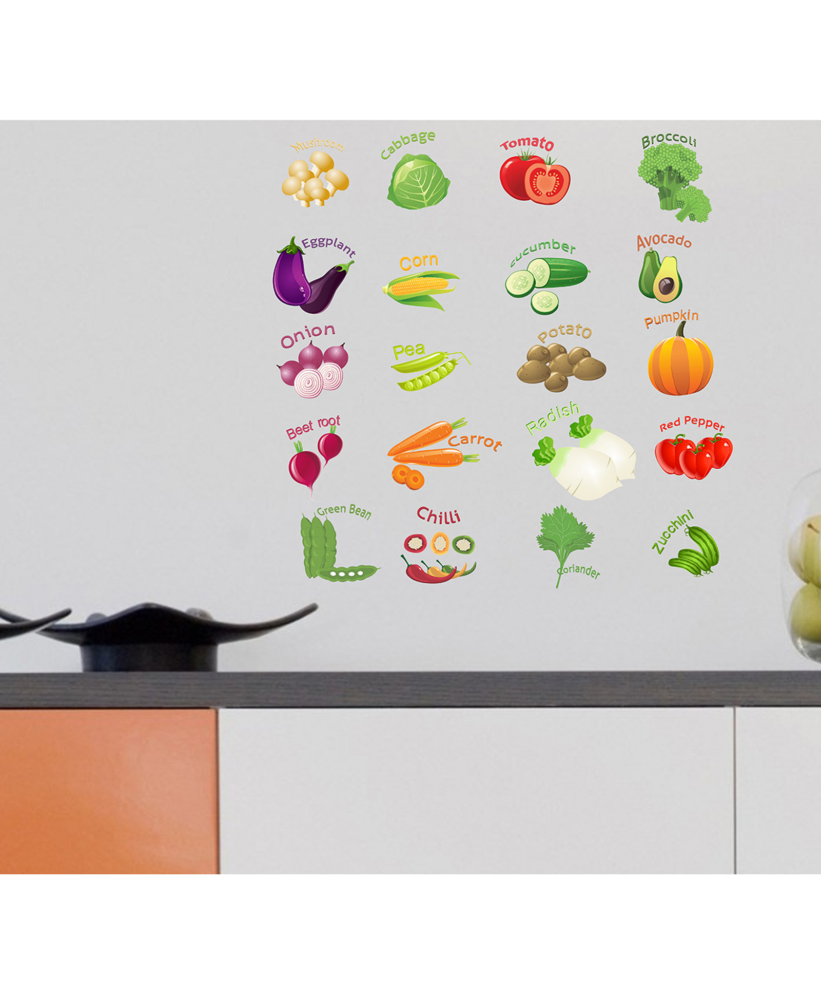 Wallstick Vegetables Collection Wallsticker-picture-12