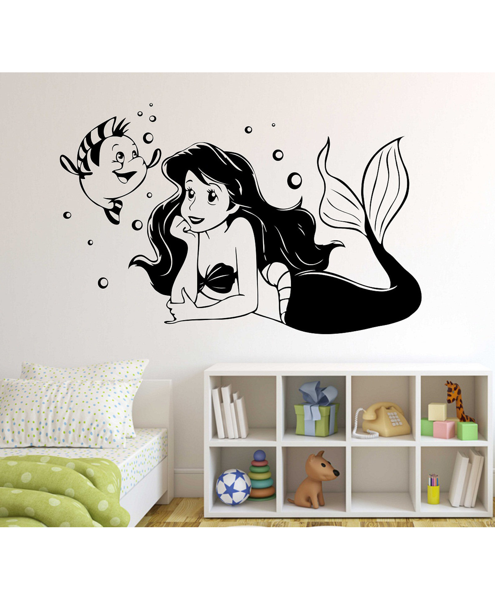 Wallstick Beautiful Mermaid And Fish Wallsticker-picture-25