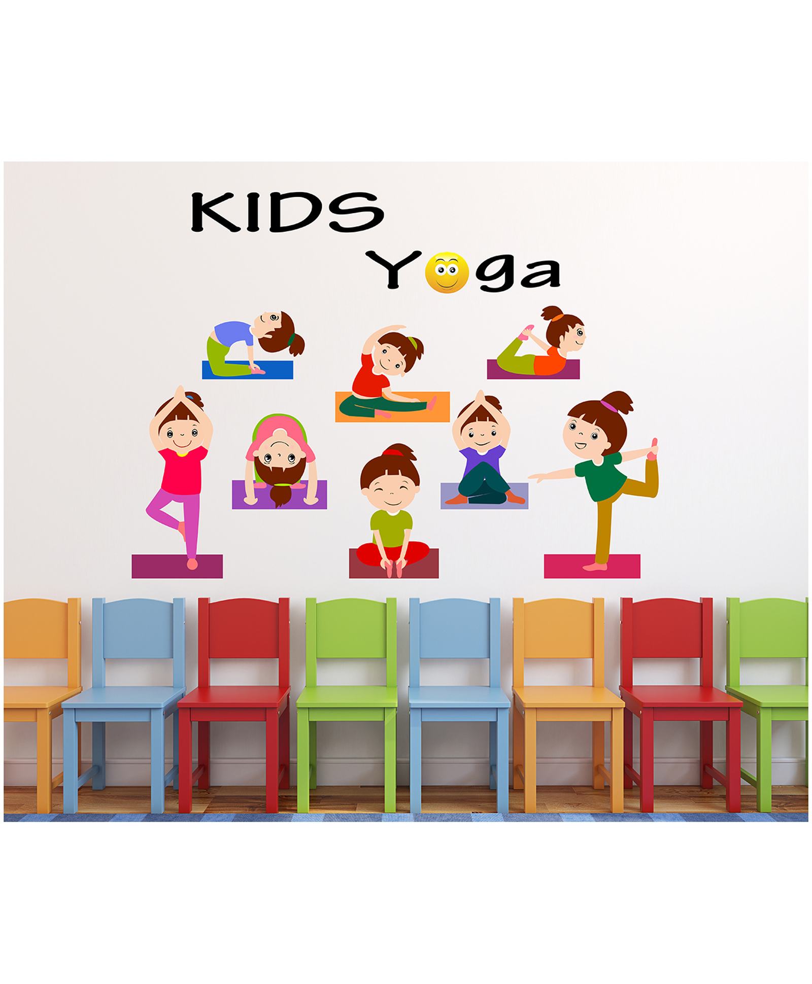 Wallstick Kids Yoga Wallsticker-picture-14
