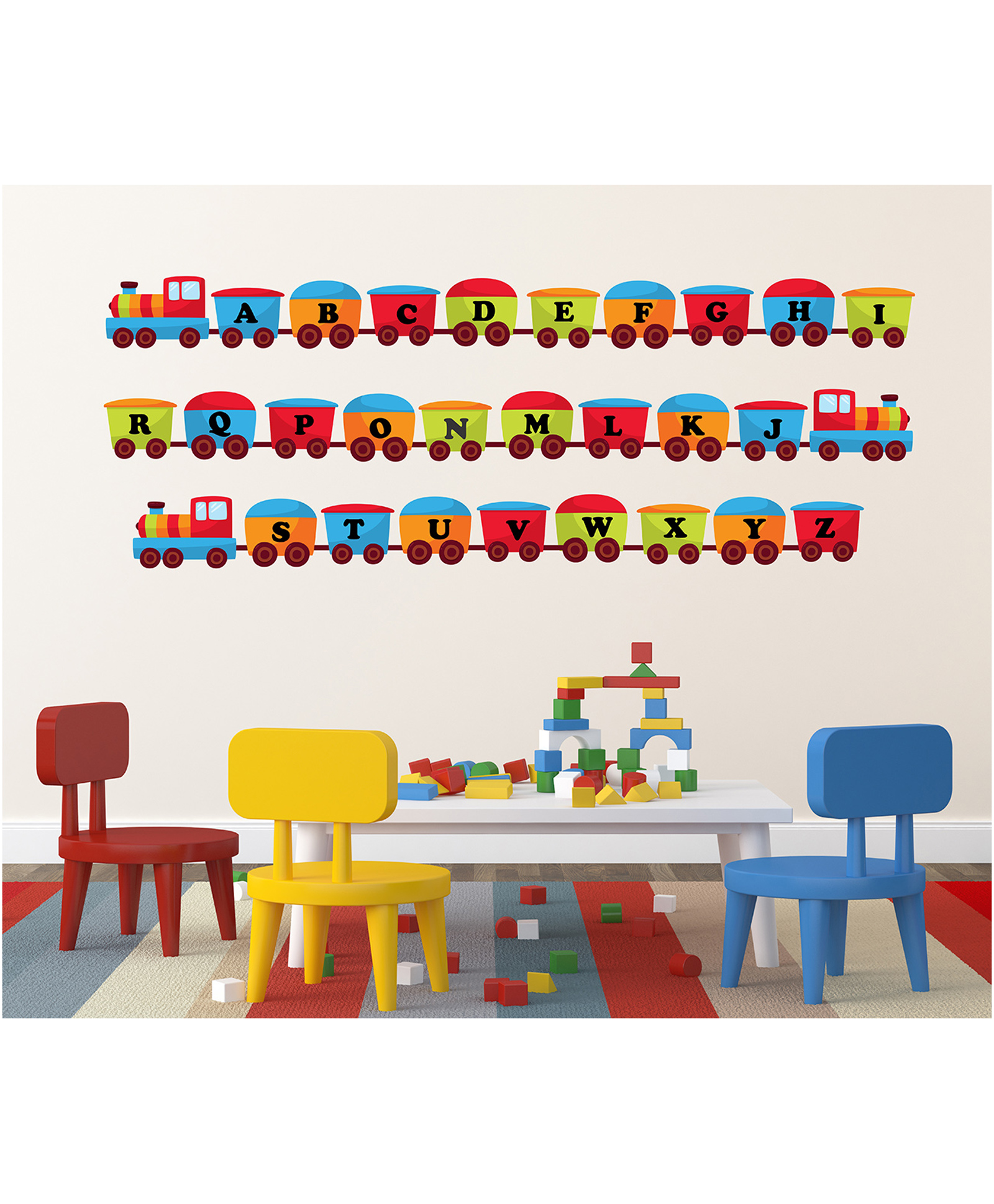 Wallstick Alphabets Train Wallsticker-picture-12