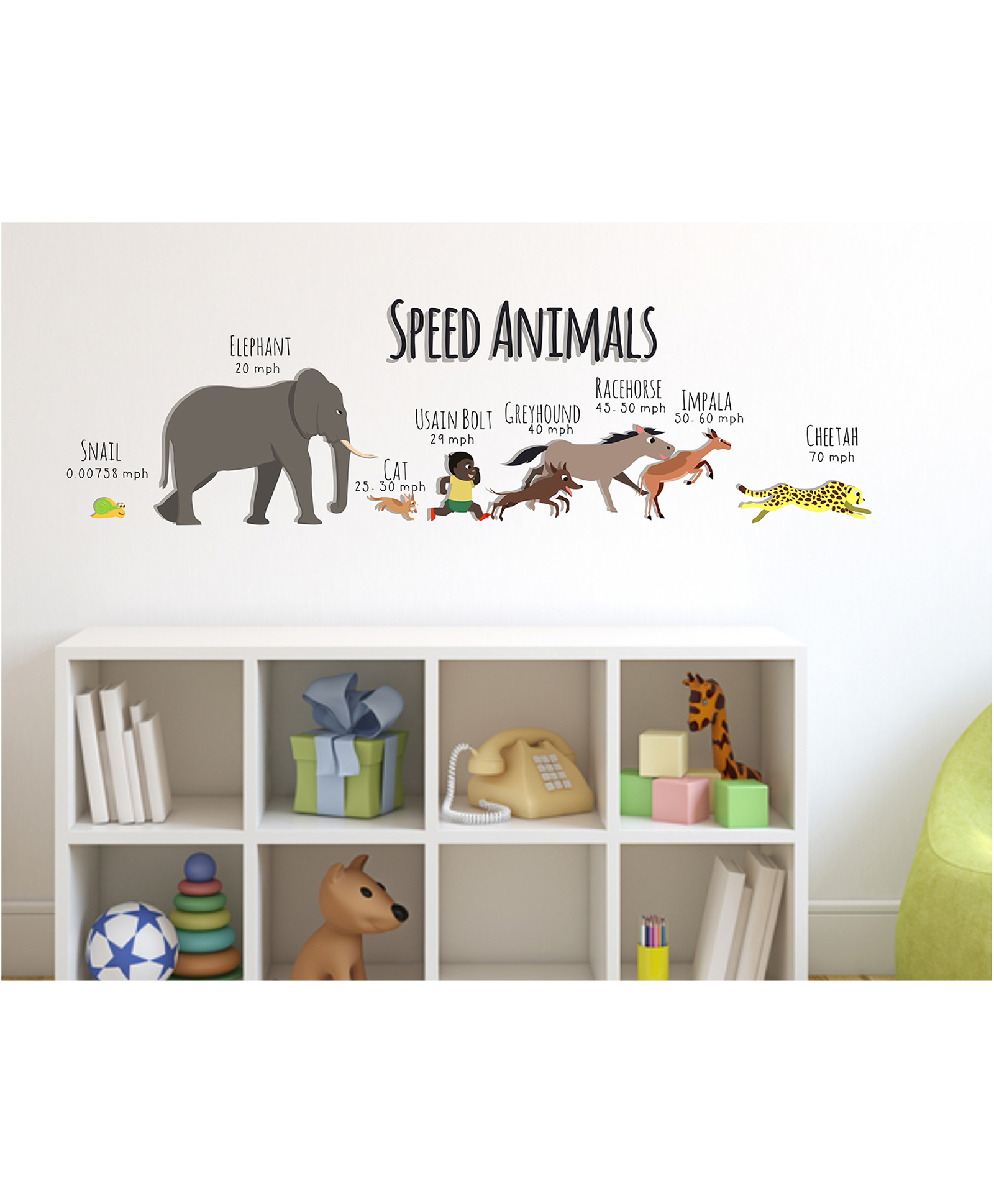 Wallstick Speed Animals Wallsticker-picture-15
