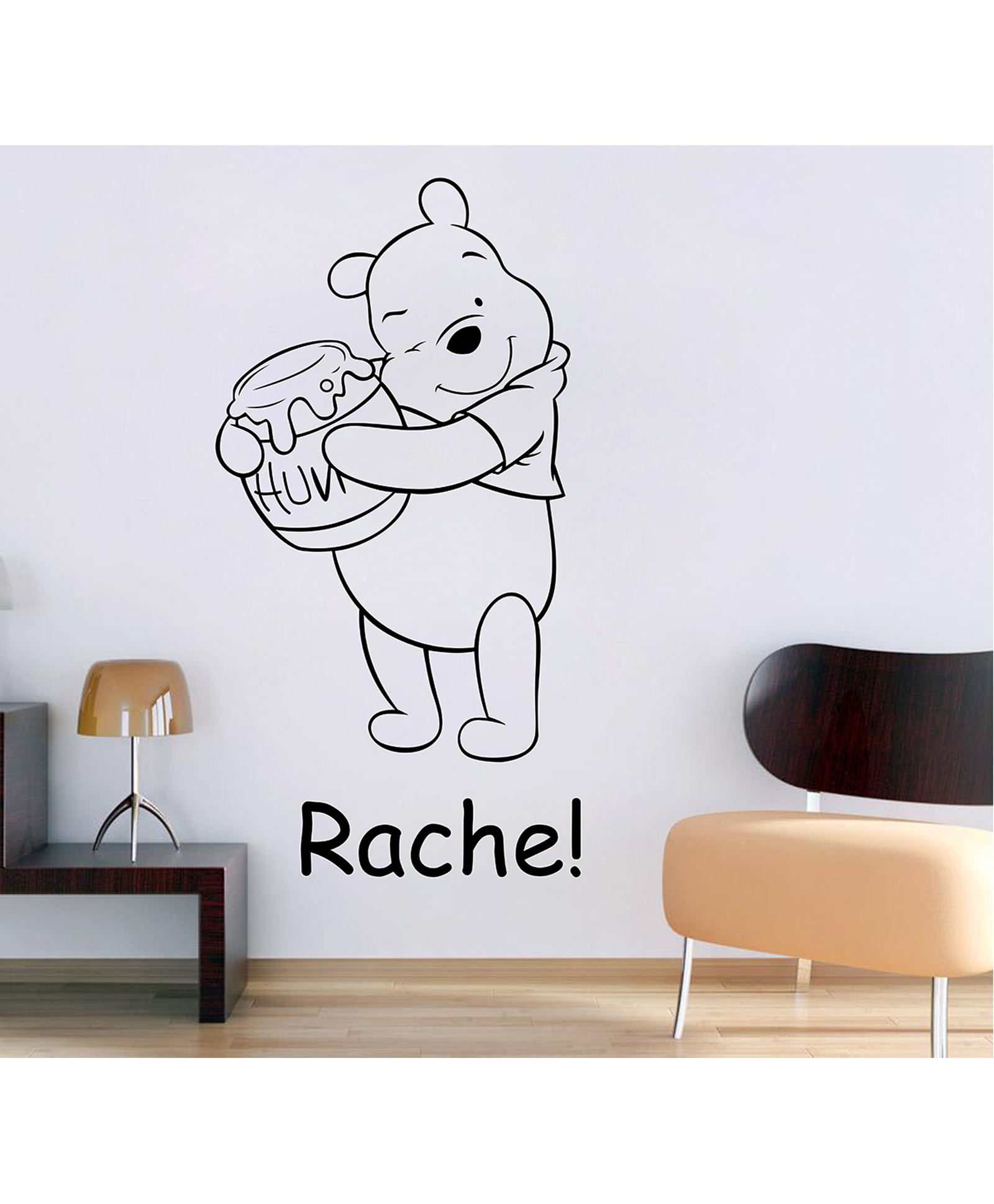 Wallstick Pooh With Honey Wallsticker-picture-25