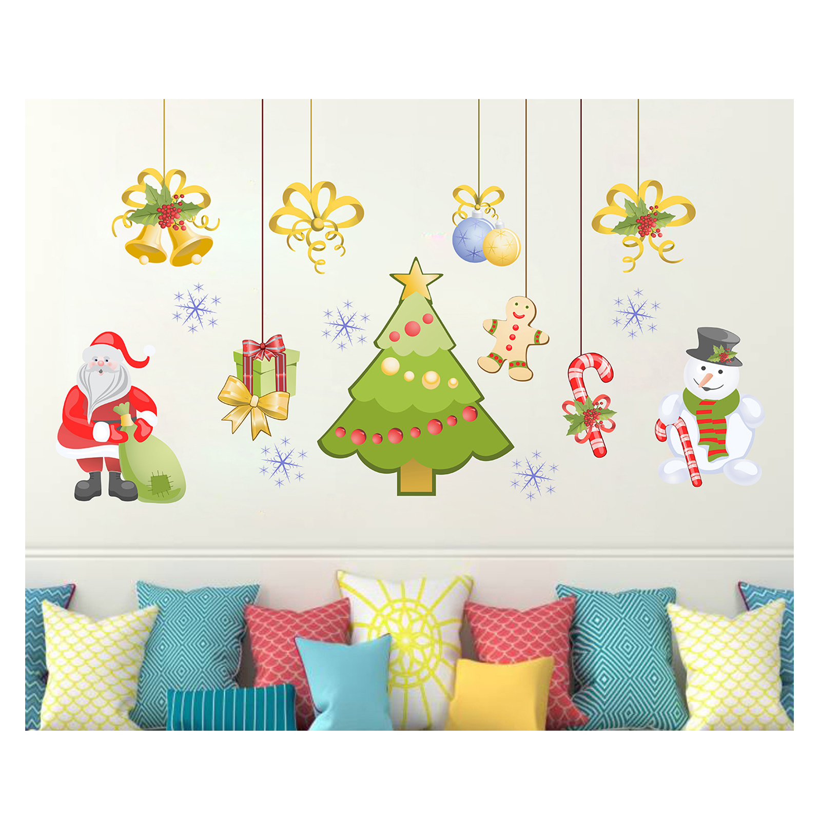 Wallstick Happy Christmas Wallsticker-picture-27