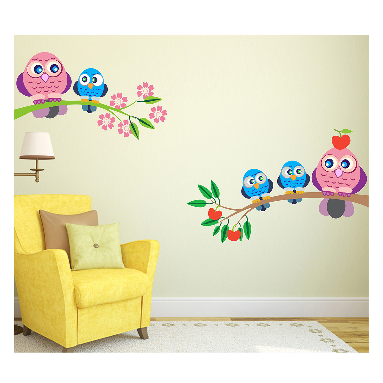 Wallstick Cute Family Tree Wallsticker-picture-23