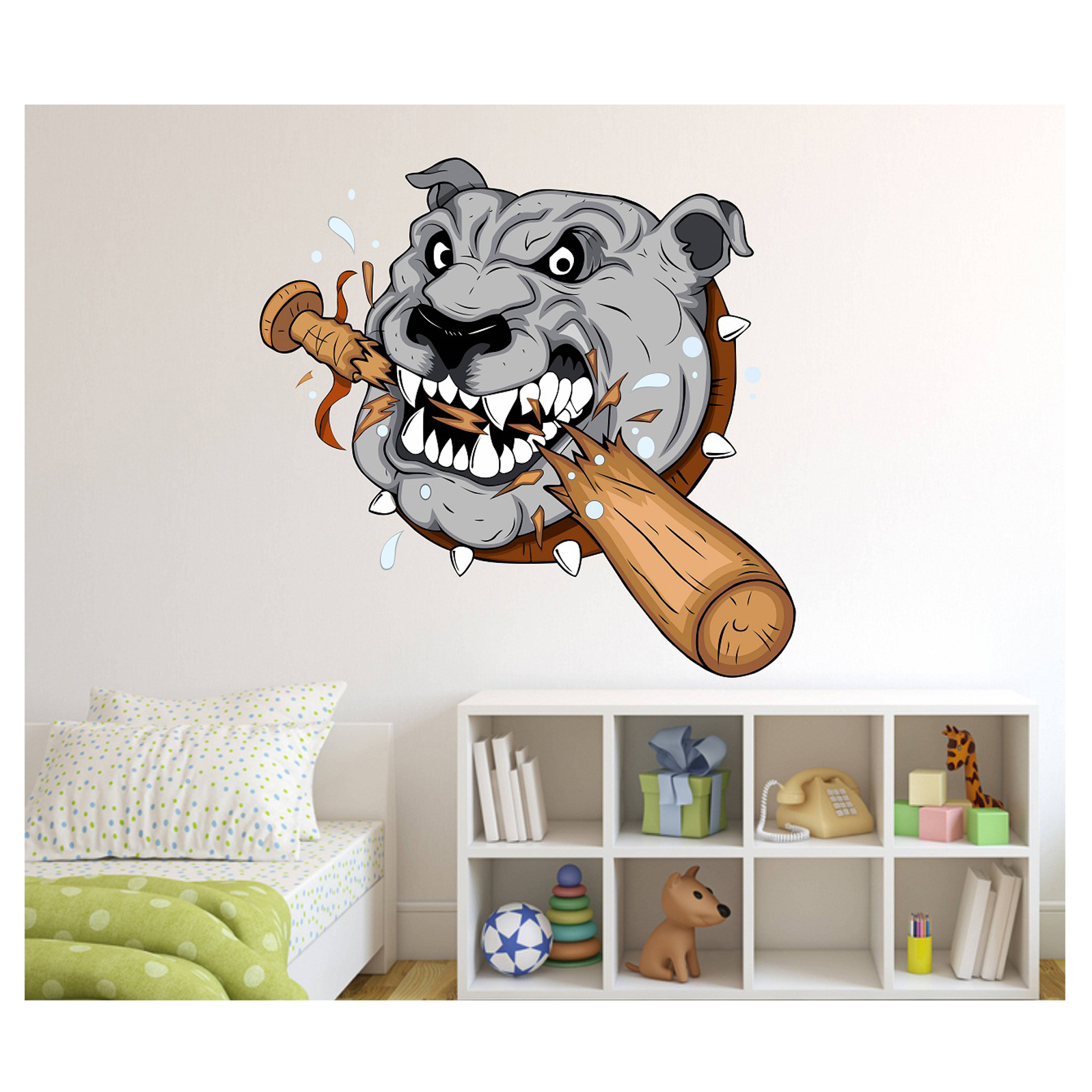 Wallstick Angry Dog Wallsticker-picture-28
