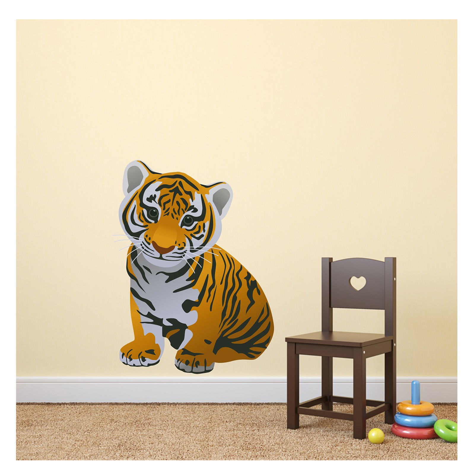 Wallstick Cute Tiger Wallsticker-picture-22