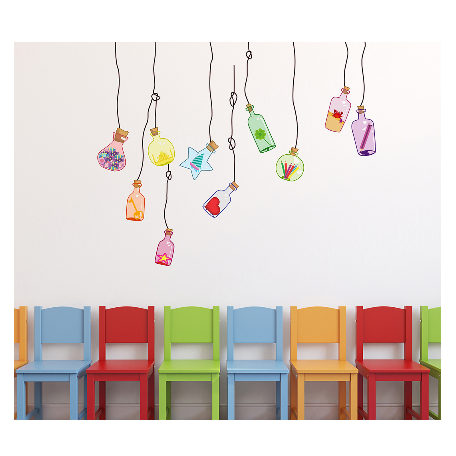 Wallstick Colourful Lights wallsticker-picture-14
