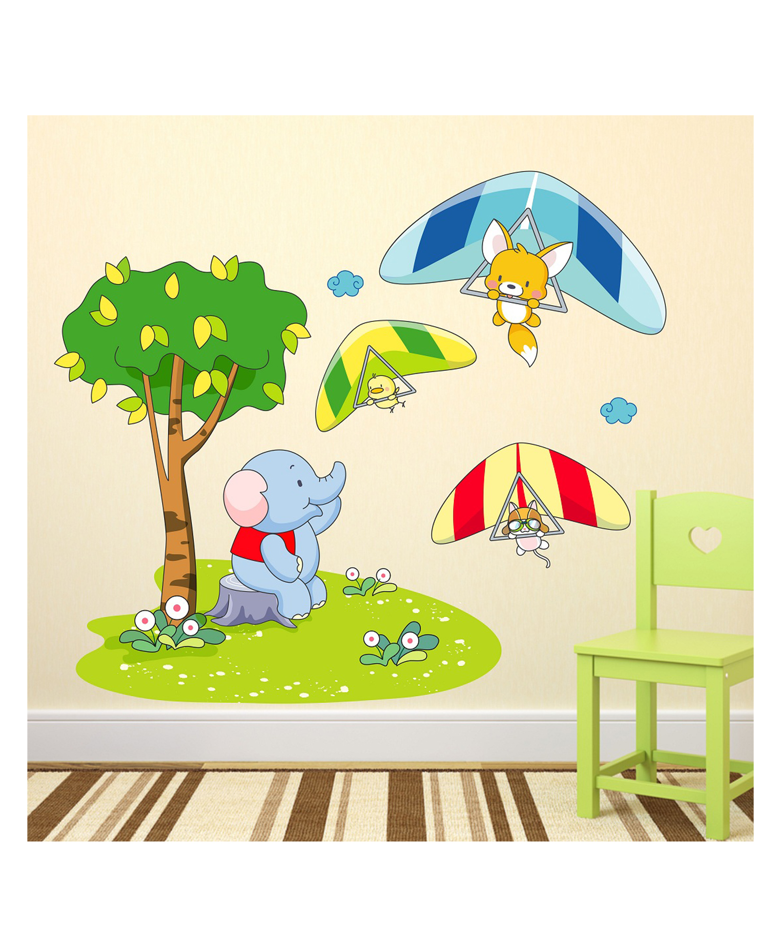 Wallstick Happy Animals Wallsticker-picture-30