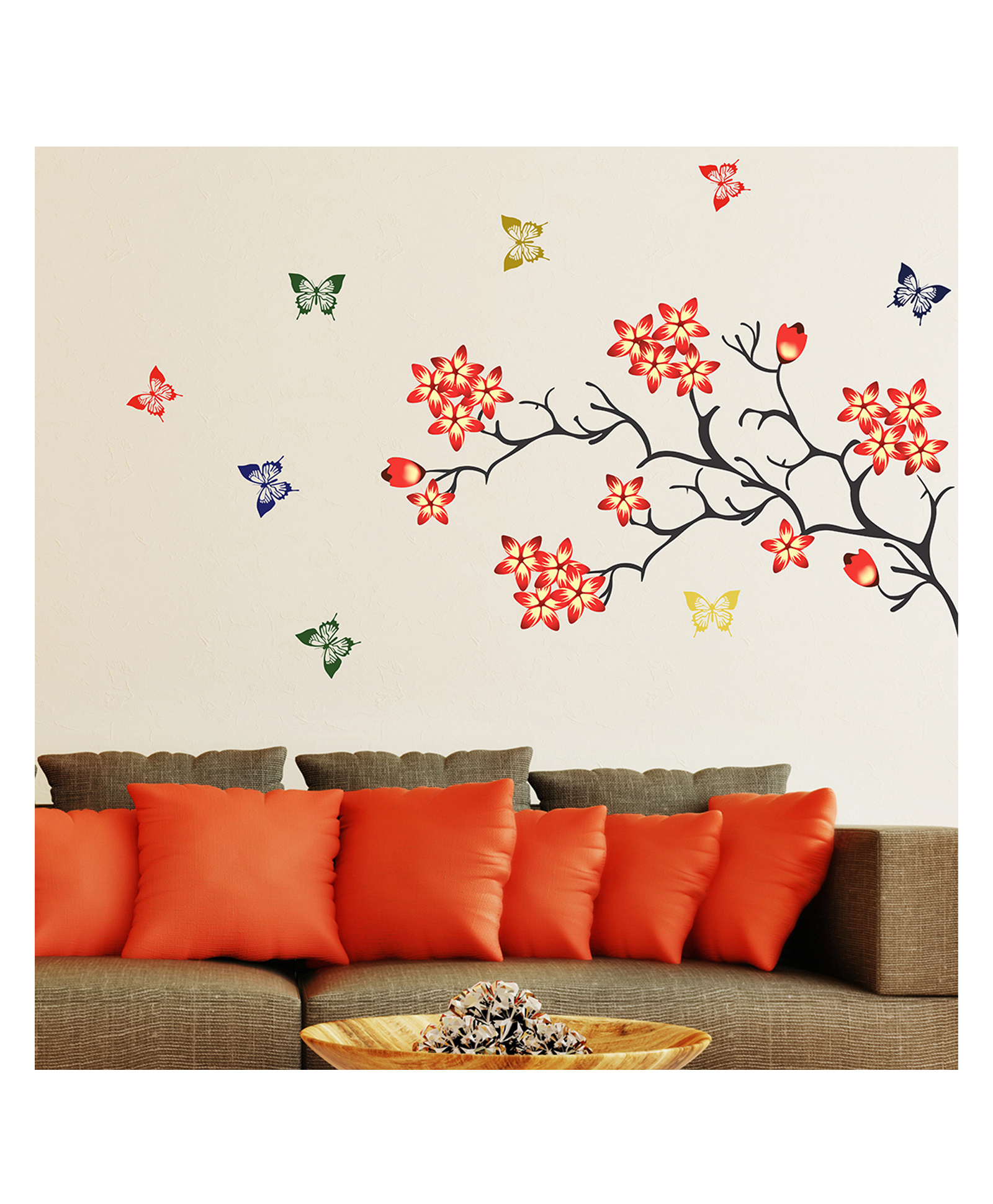 Wallstick Tree With Red Flowers Wallsticker-image-8