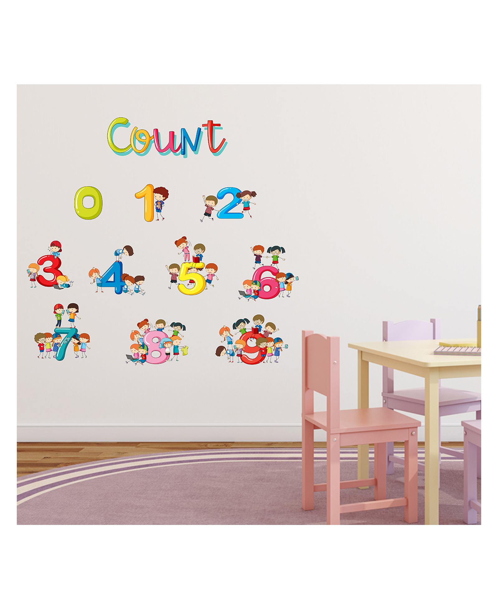 Wallstick Count Numbers wall sticker Vinyl-picture-30