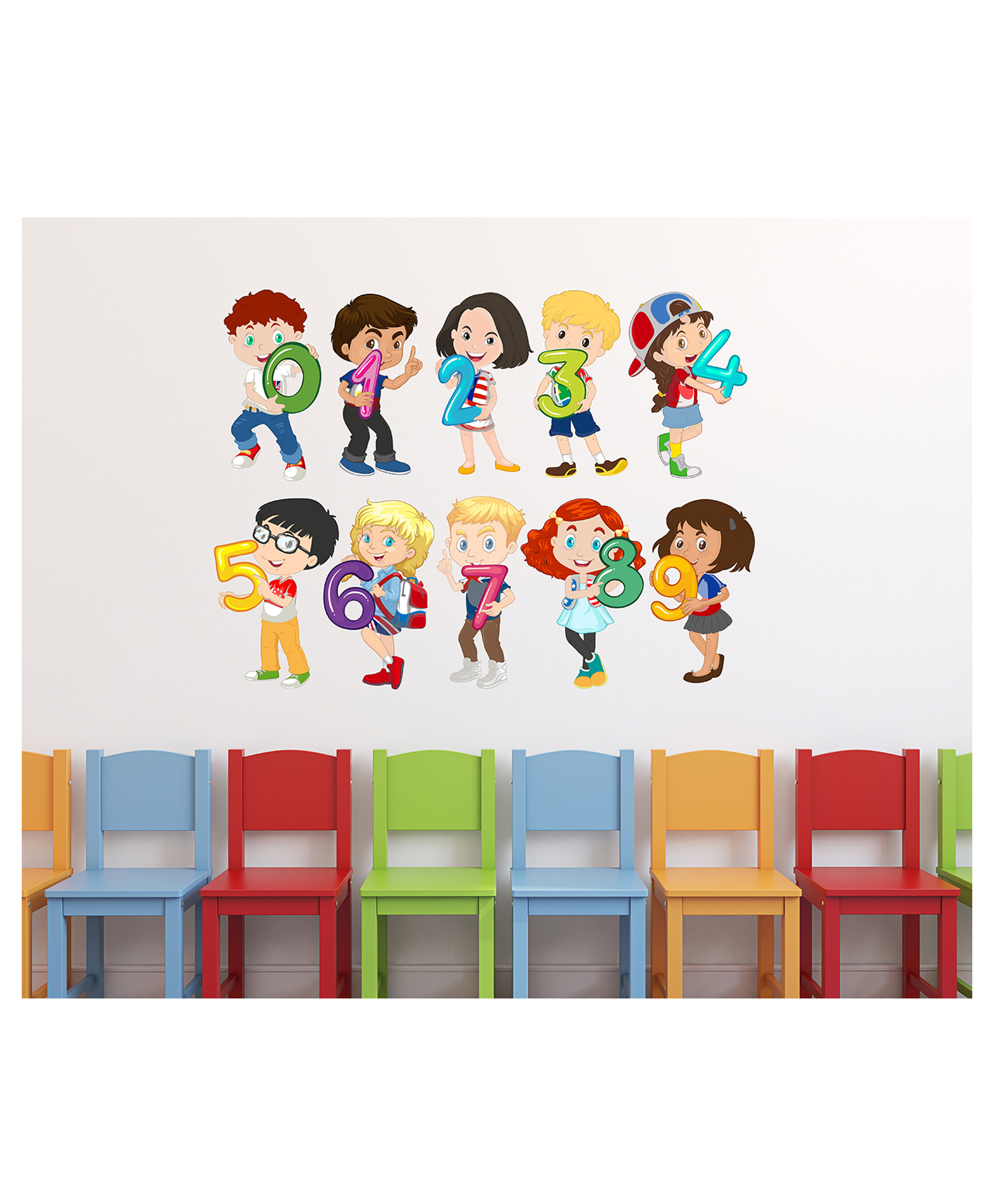 Wallstick Happy Numbers wall sticker Vinyl-picture-29