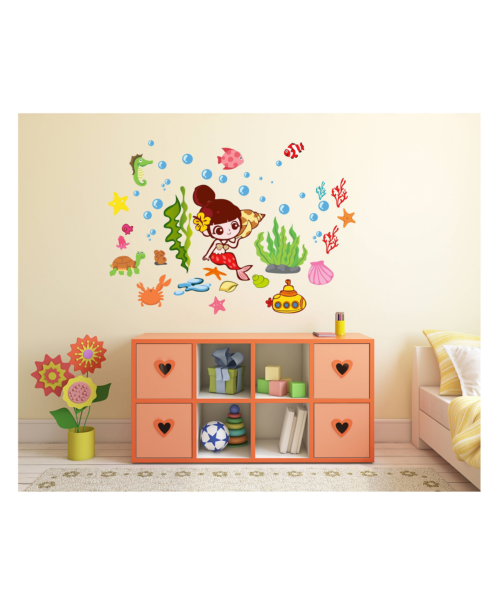 Wallstick Cute Mermaid Collection wallstickers-picture-19