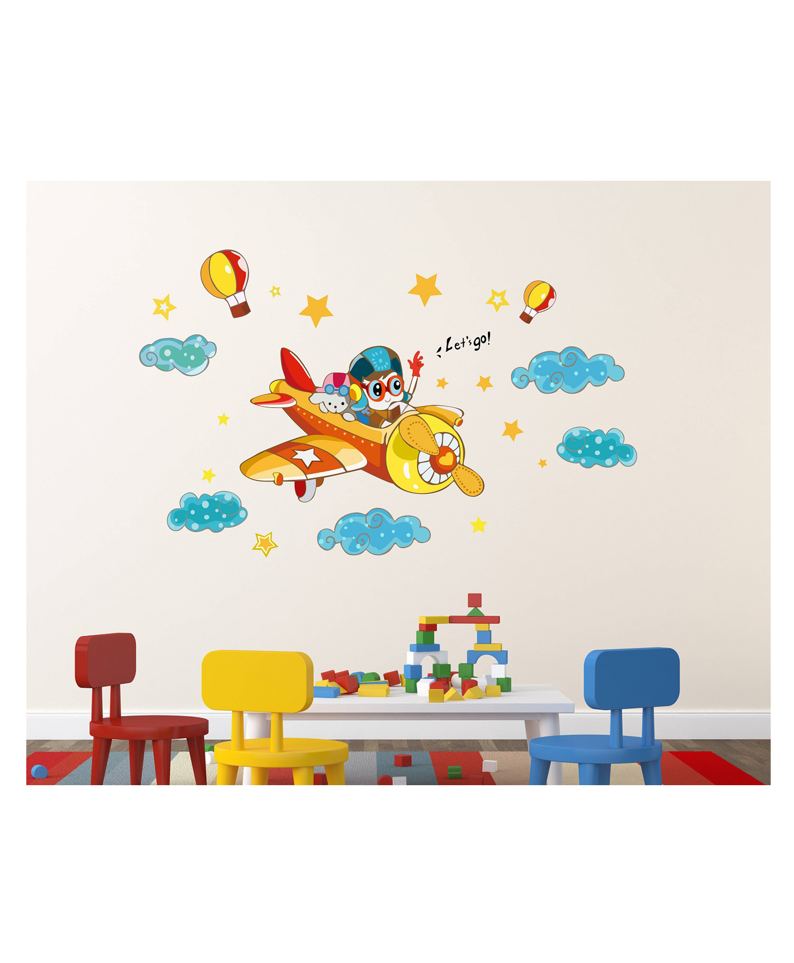 Wallstick Let's go wallstickers-picture-11