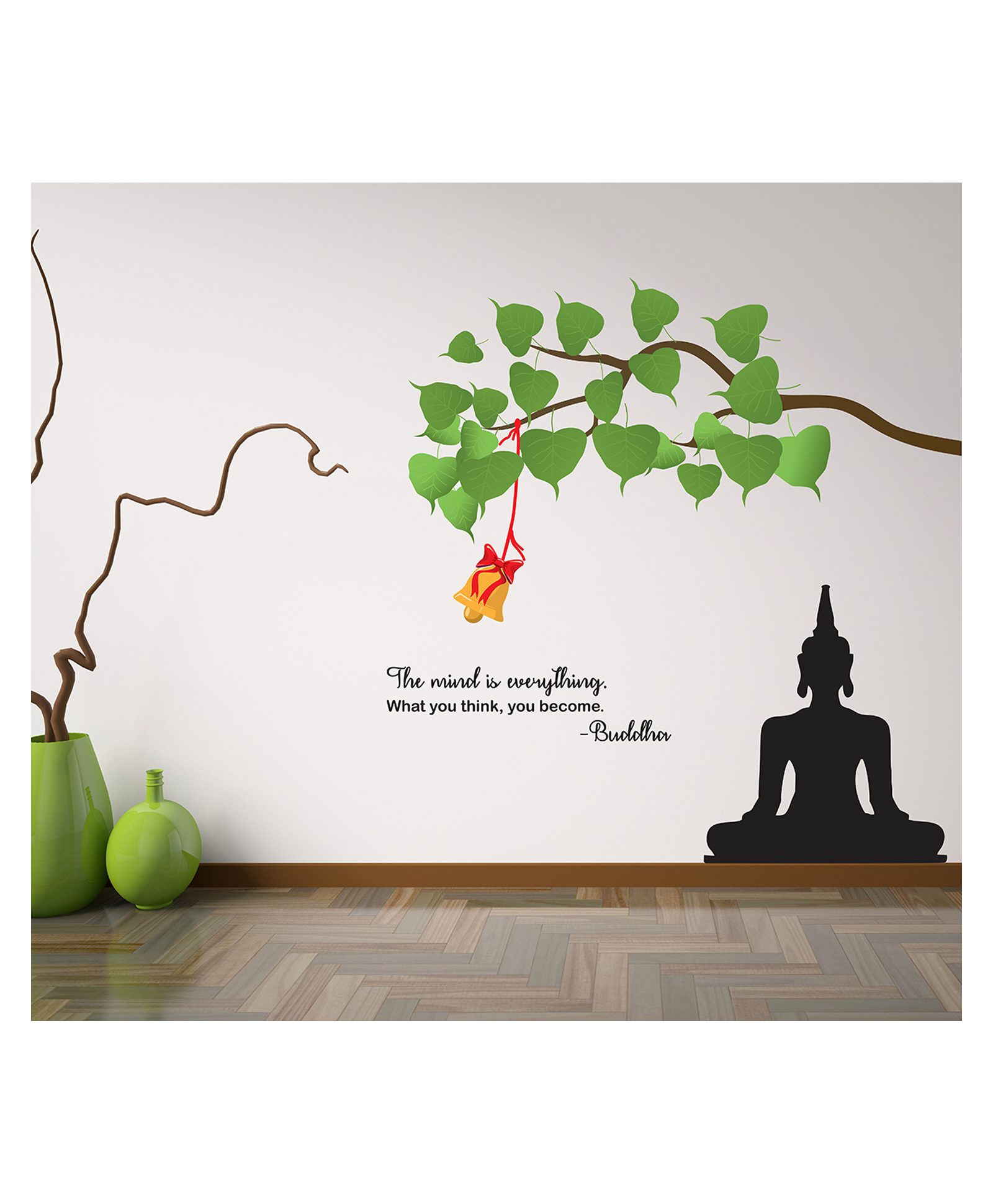 Wallstick Buddha with Quotes wallstickers-picture-19